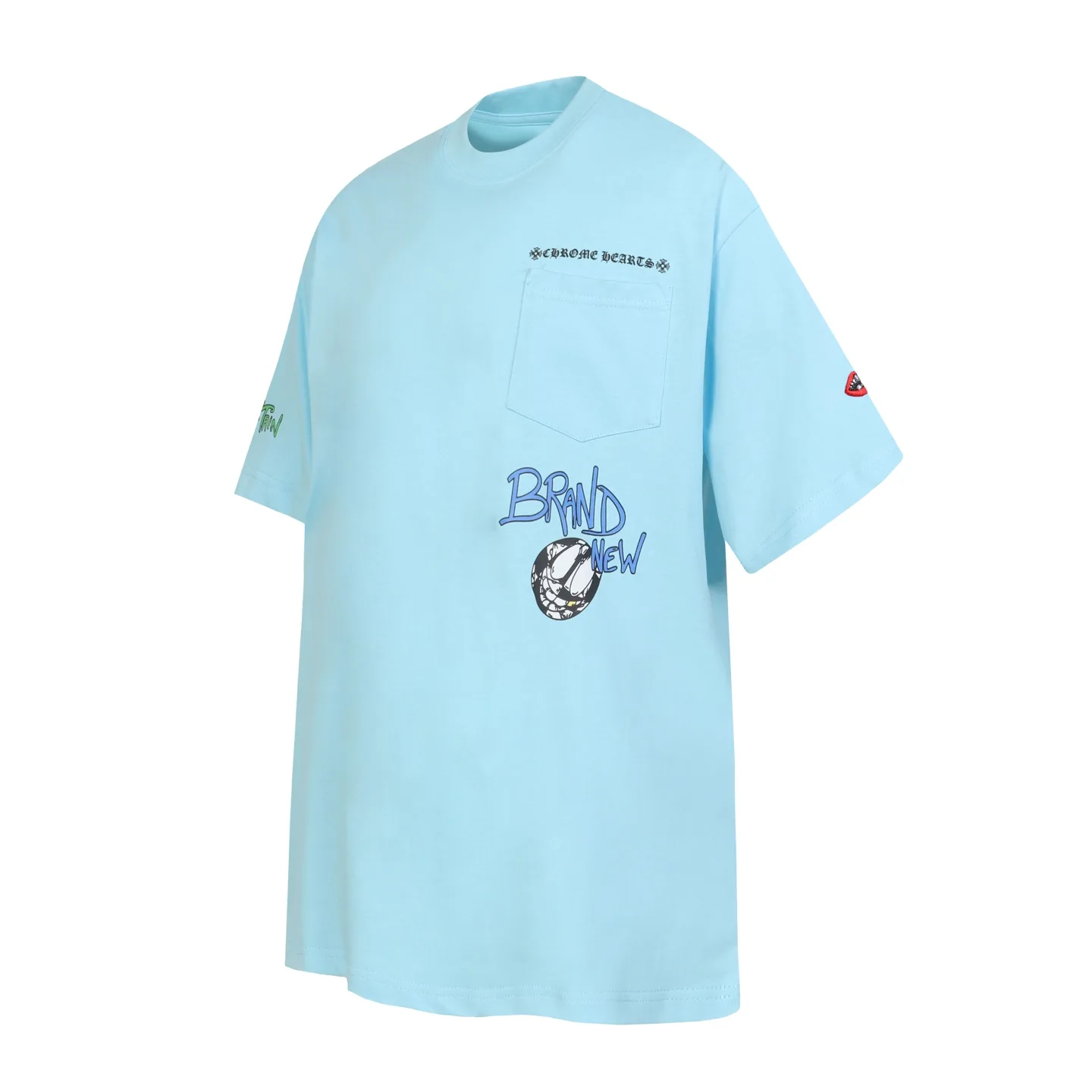 Graffiti Print Pocket T-Shirt D9513534 — view 2