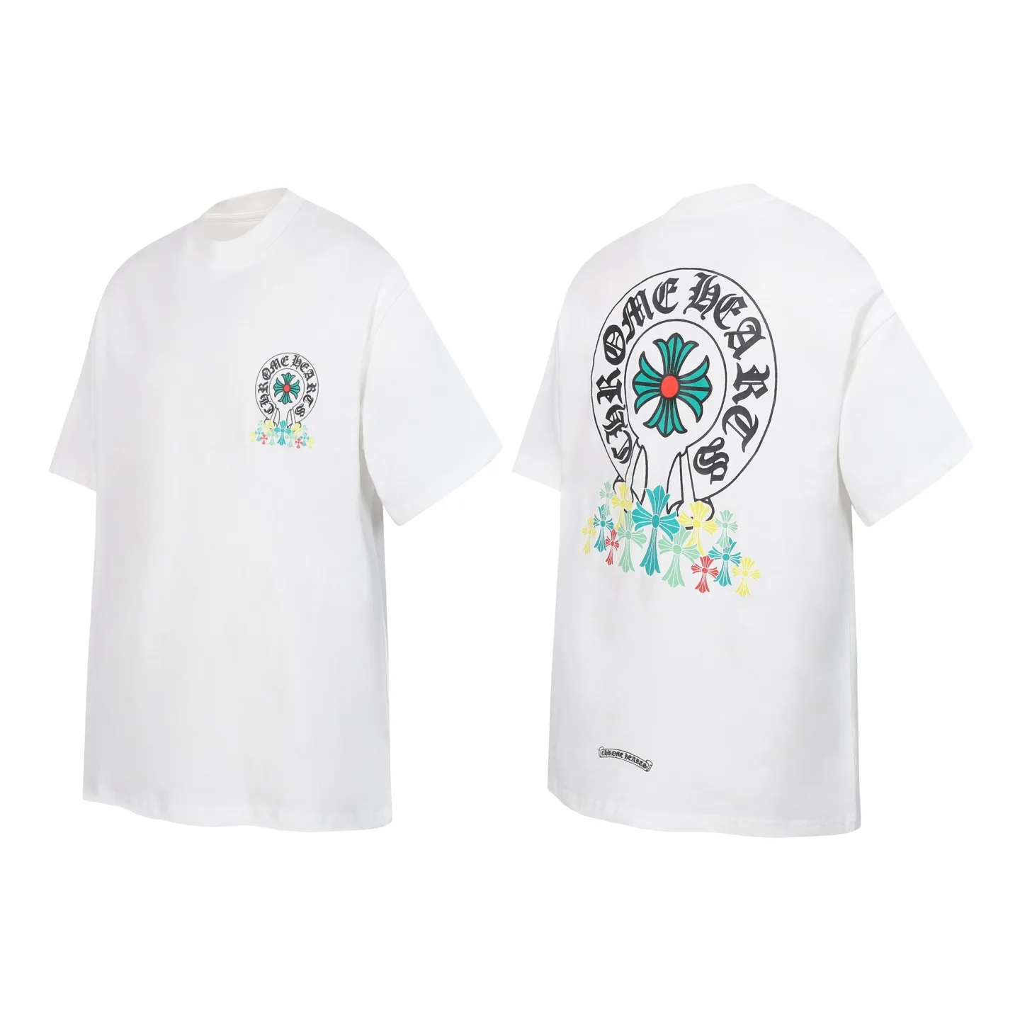 Multicolor Horseshoe Logo Print T-Shirt D9513667