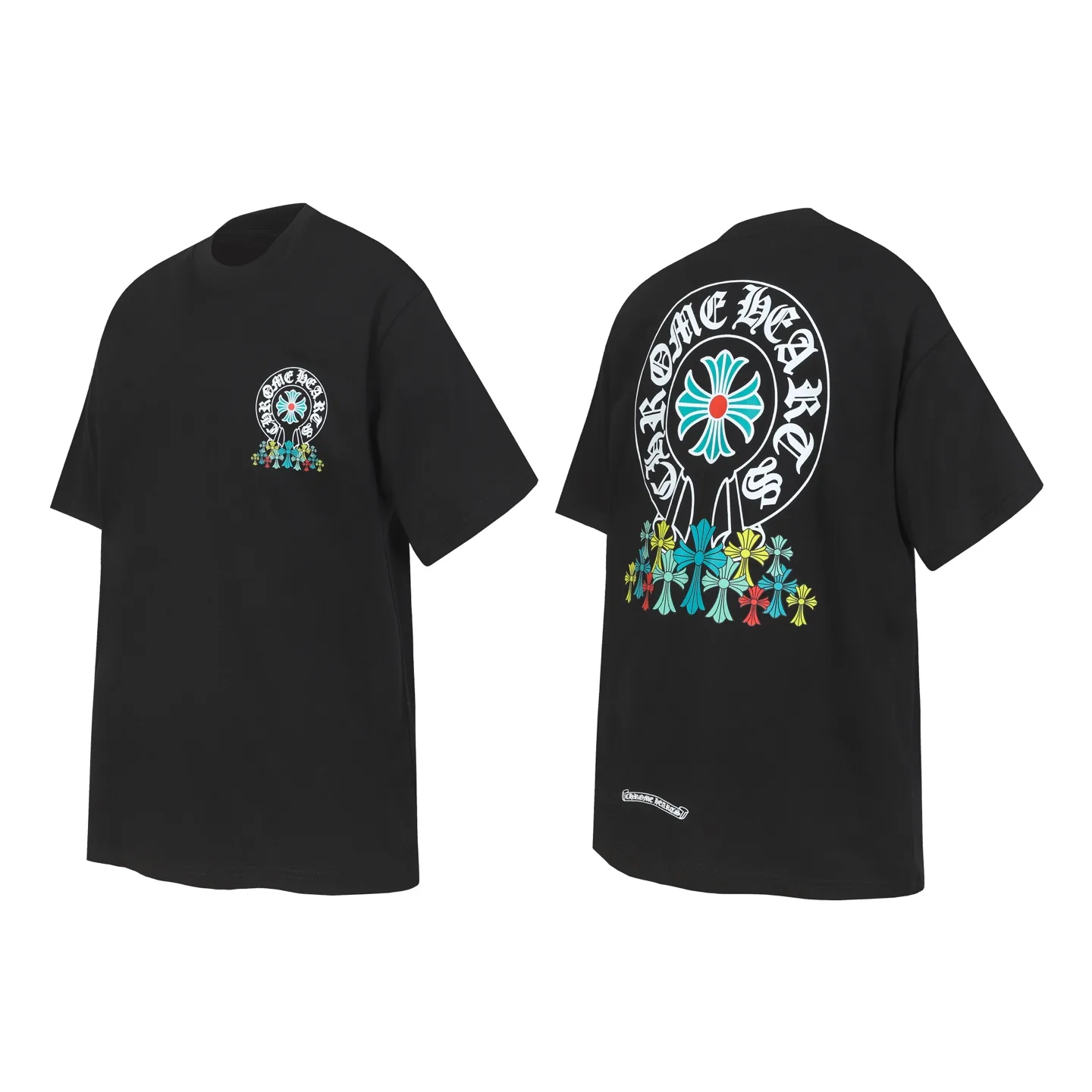 Multicolor Horseshoe Logo Cotton T-Shirt D9513666