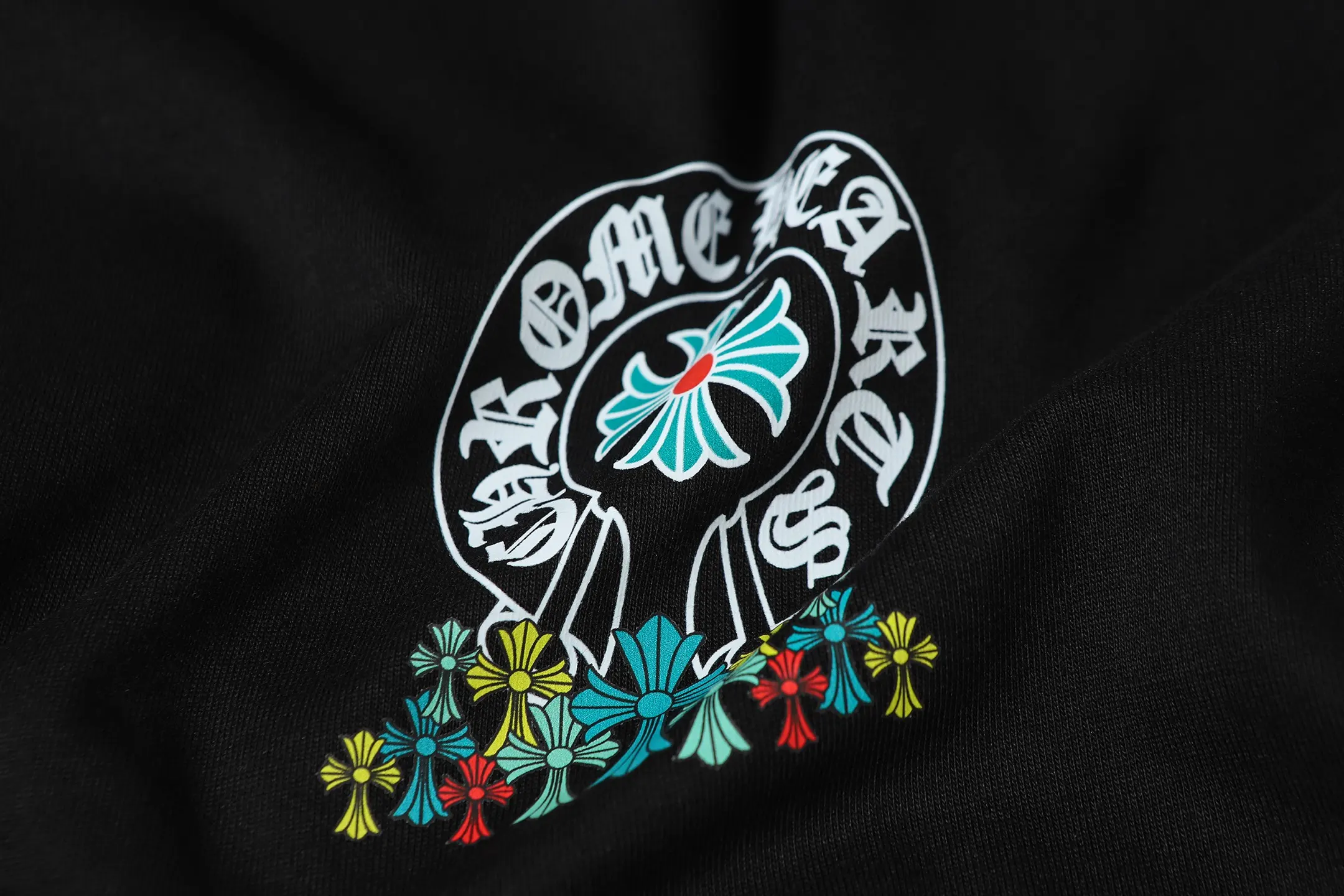 Multicolor Horseshoe Logo Cotton T-Shirt D9513666 — view 7