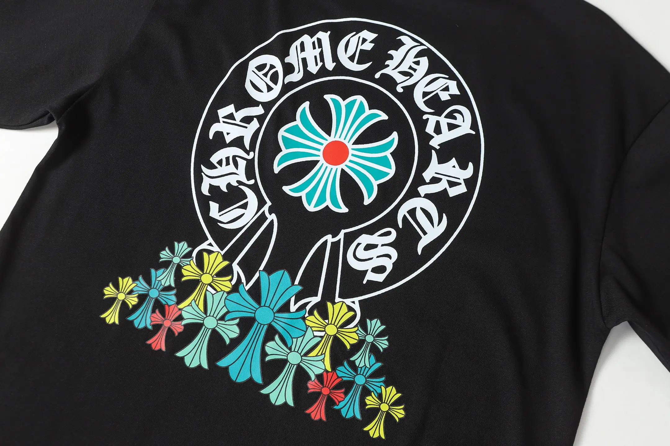 Multicolor Horseshoe Logo Cotton T-Shirt D9513666 — view 9