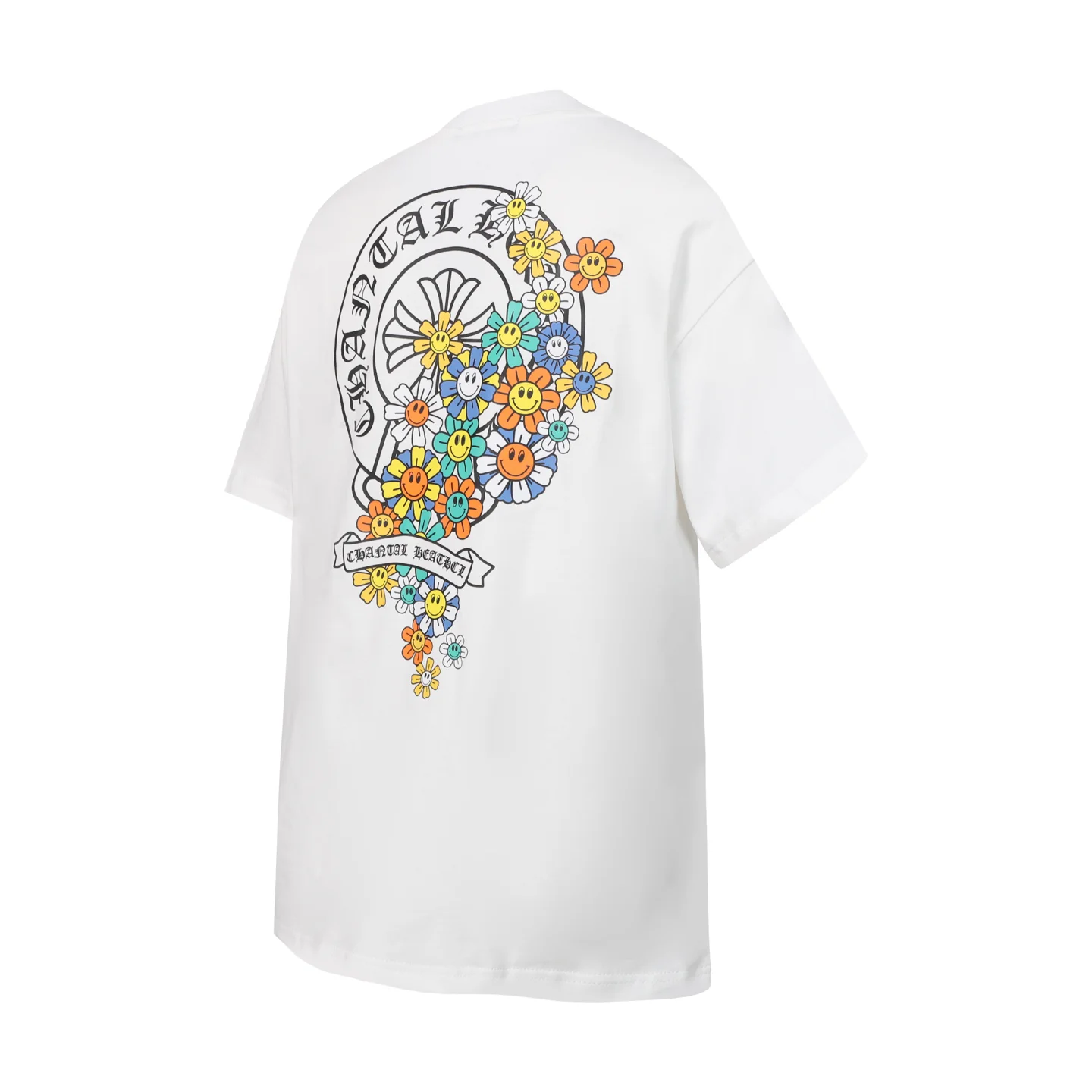 Chrome Hearts Horseshoe Floral Print T-Shirt D9513670 — view 3