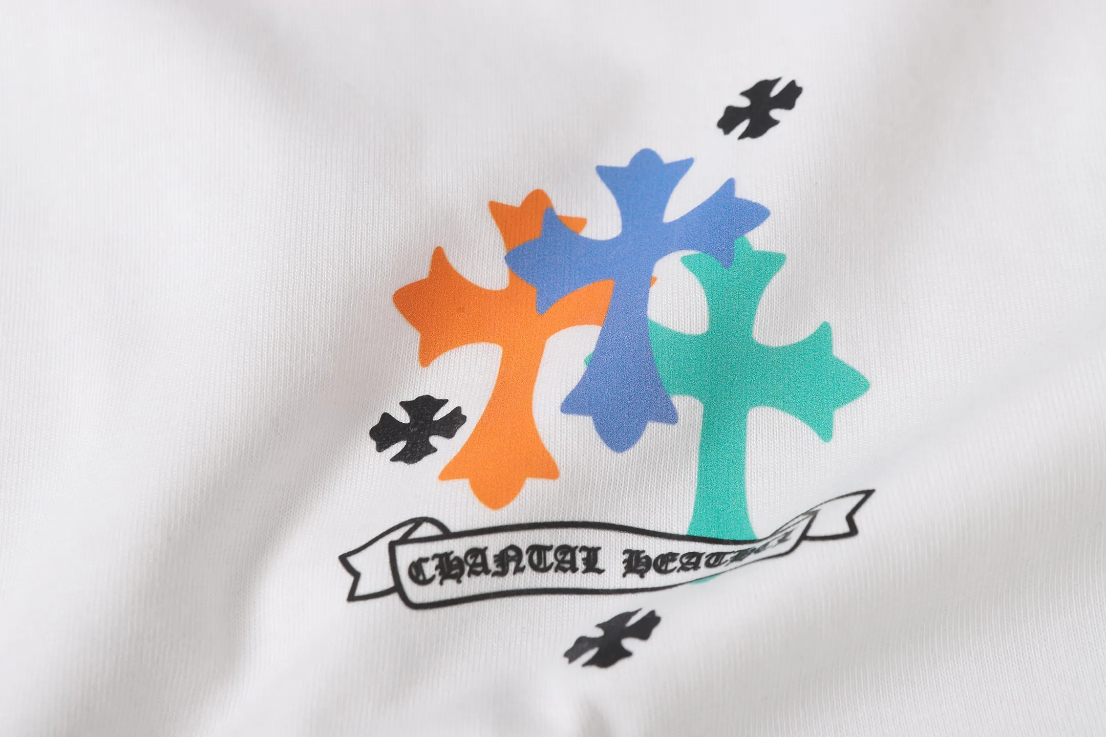 Chrome Hearts Horseshoe Floral Print T-Shirt D9513670 — view 5