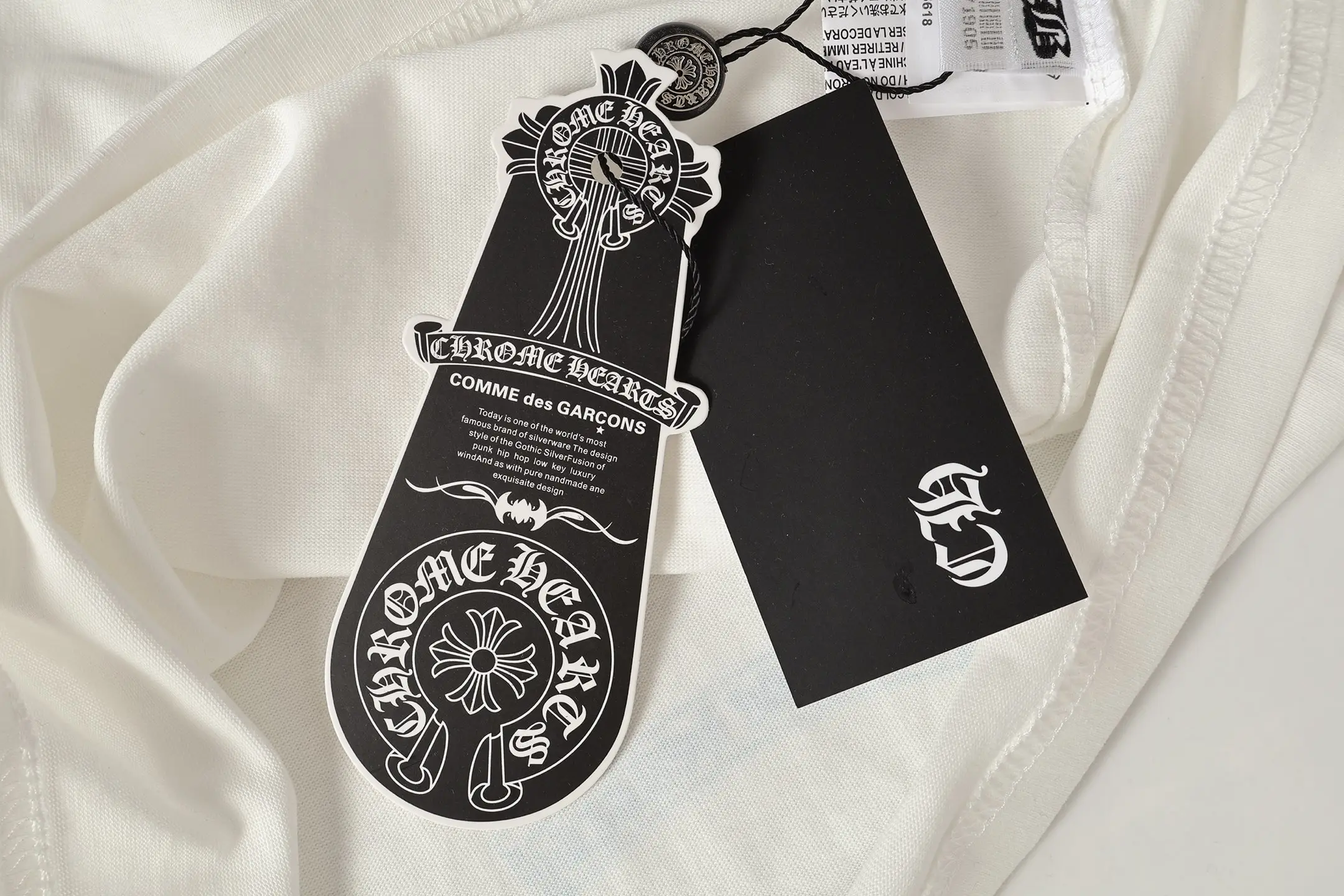 Cross Print Cotton Pocket T-Shirt D9513554 — view 12