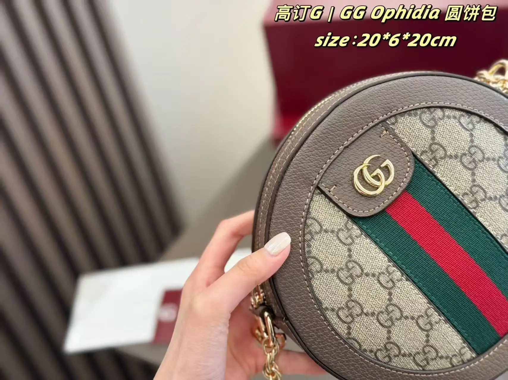 Ophidia GG Supreme Round Mini Bag D24018129 — view 5