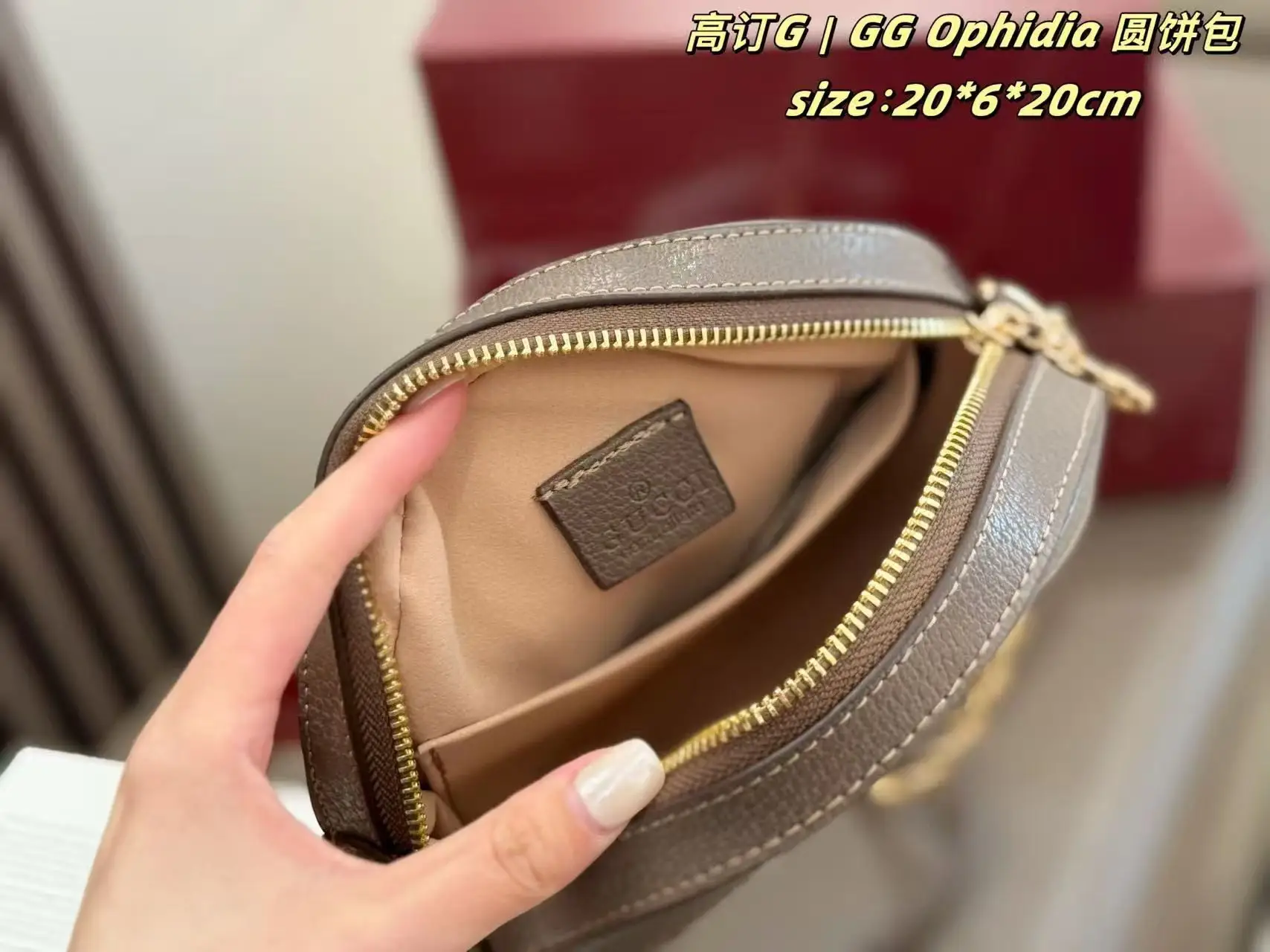 Ophidia GG Supreme Round Mini Bag D24018129 — view 9