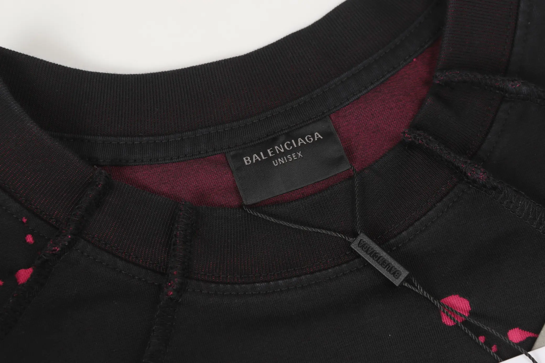 Logo Embroidery Distressed Oversized T-Shirt D18018683 — view 5