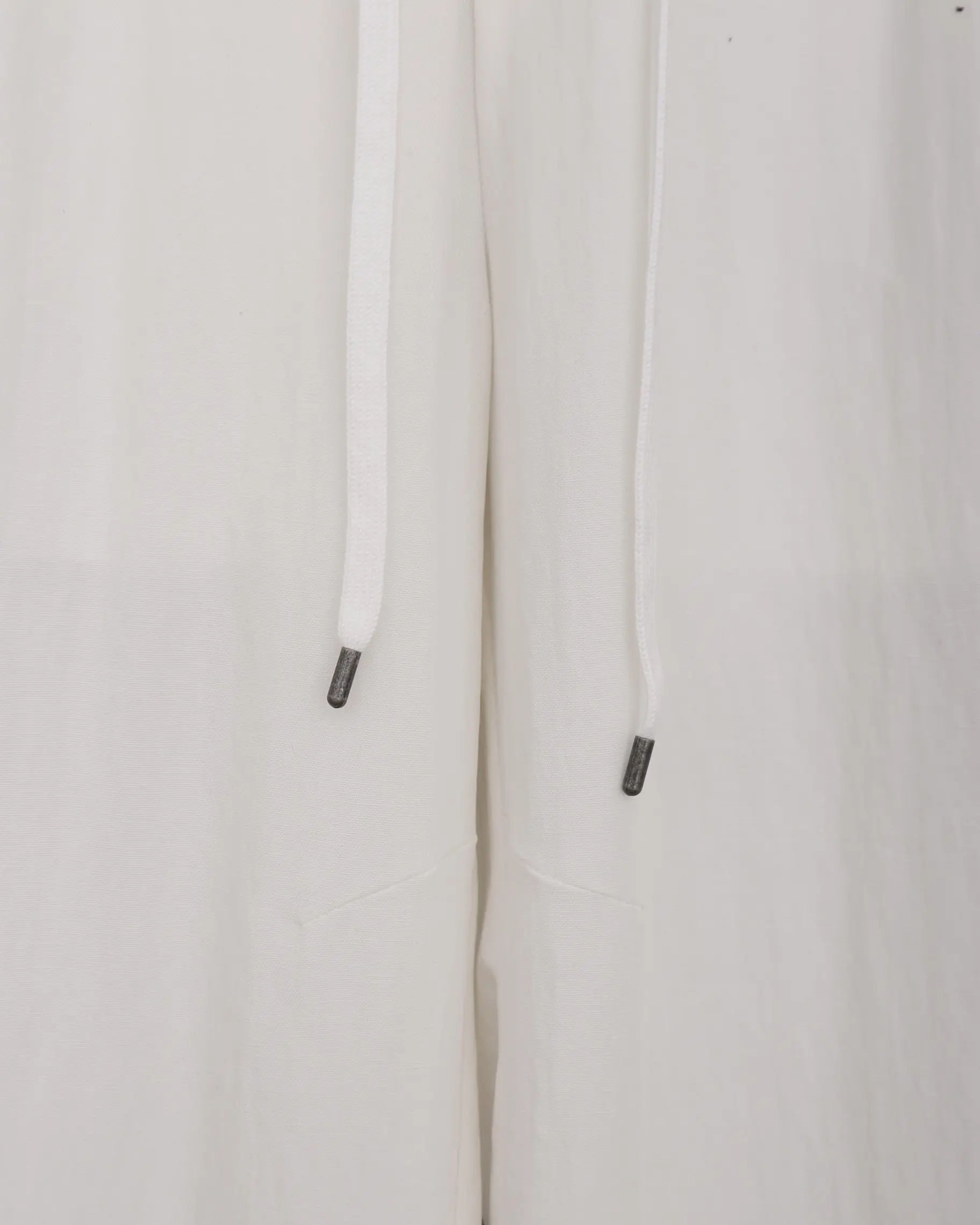 Embroidered Linen-Blend Drawstring Trousers D20512922 — view 8