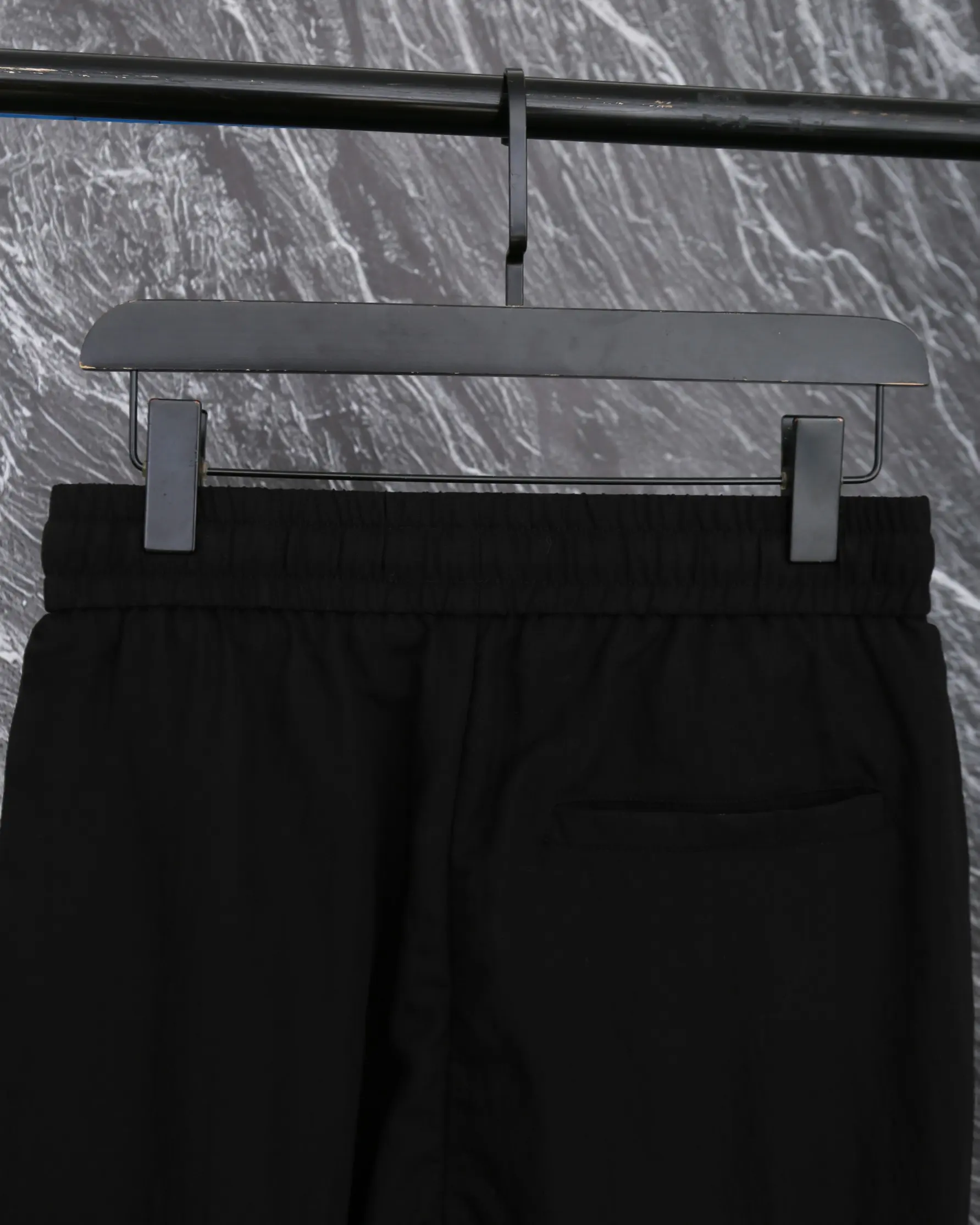 Embroidered Logo Linen-Blend Drawstring Trousers D20512920 — view 6