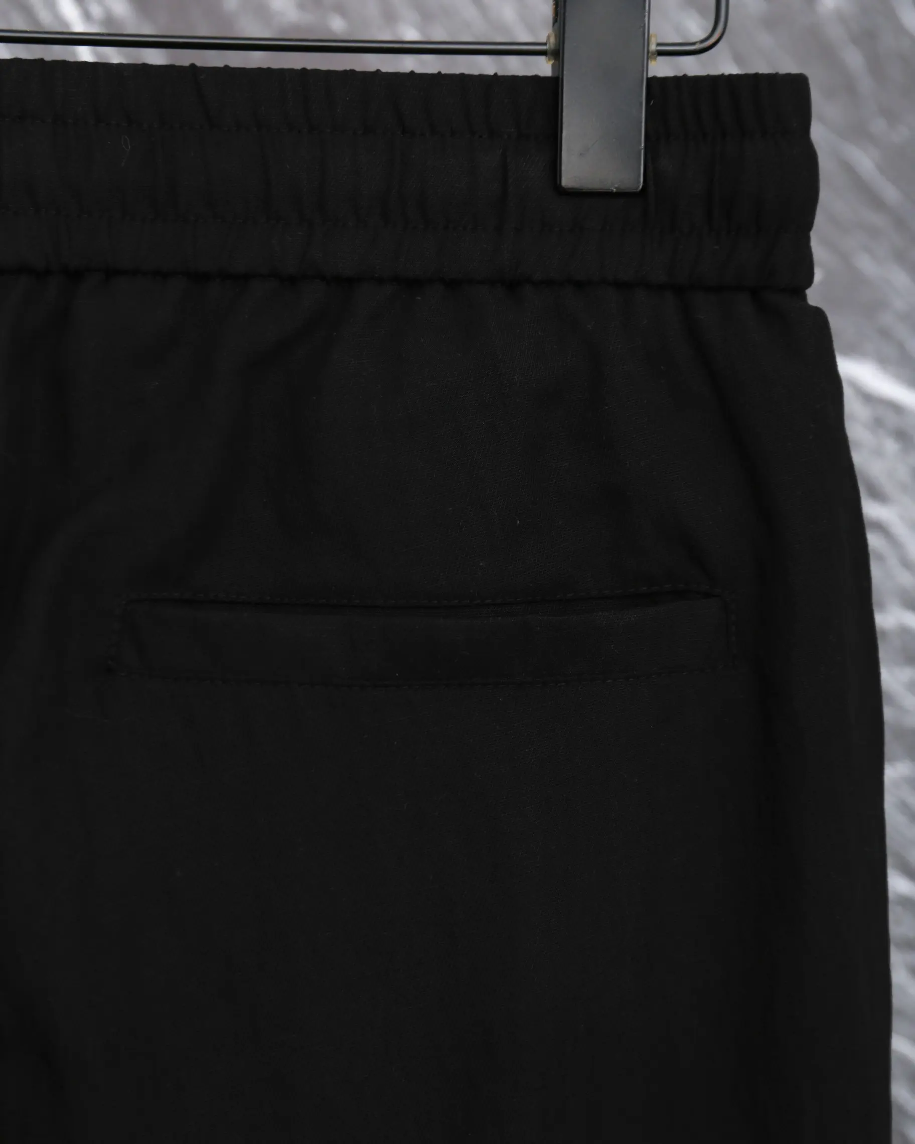 Embroidered Logo Linen-Blend Drawstring Trousers D20512920 — view 7