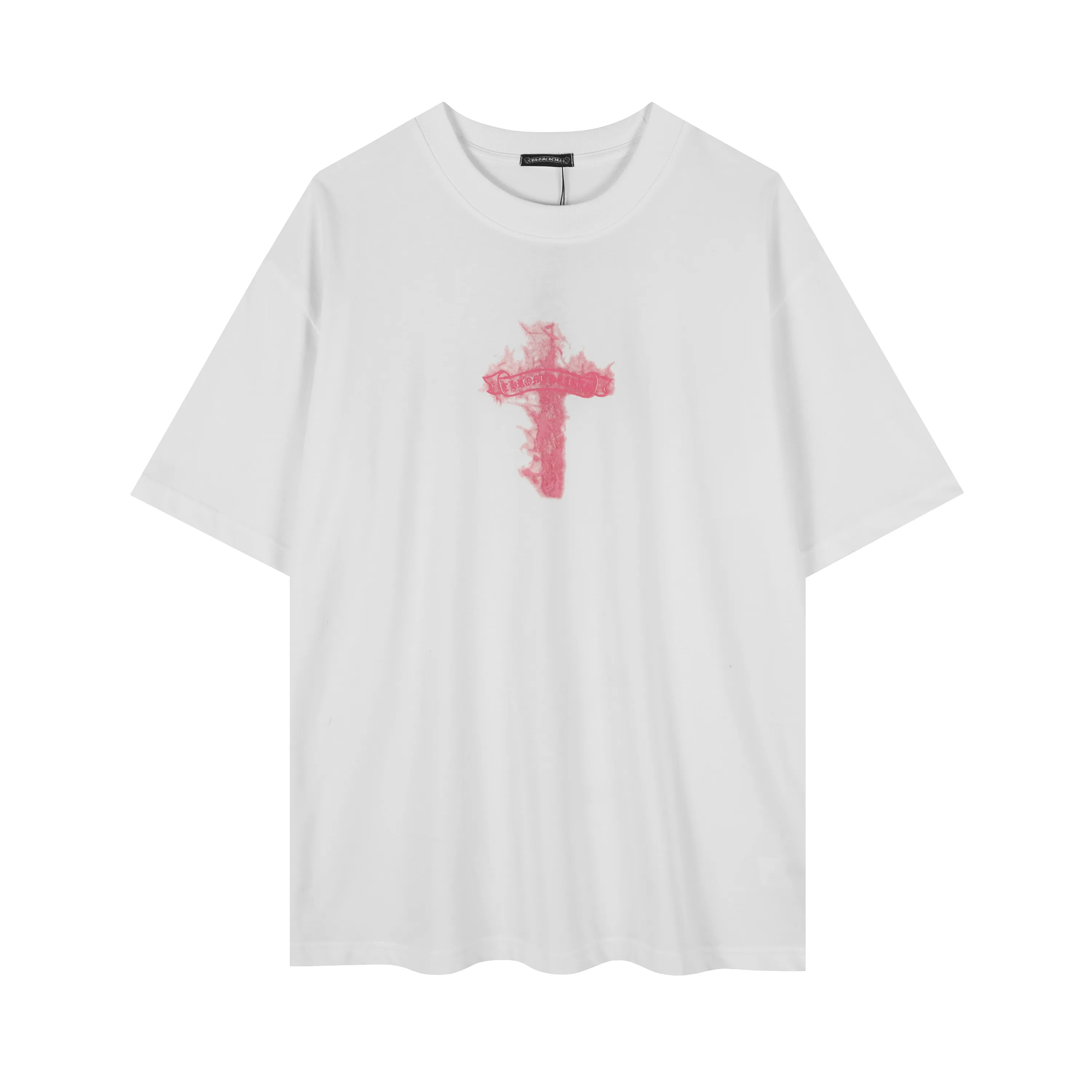 Pink Flame Cross Logo T-Shirt D10511610 — view 3
