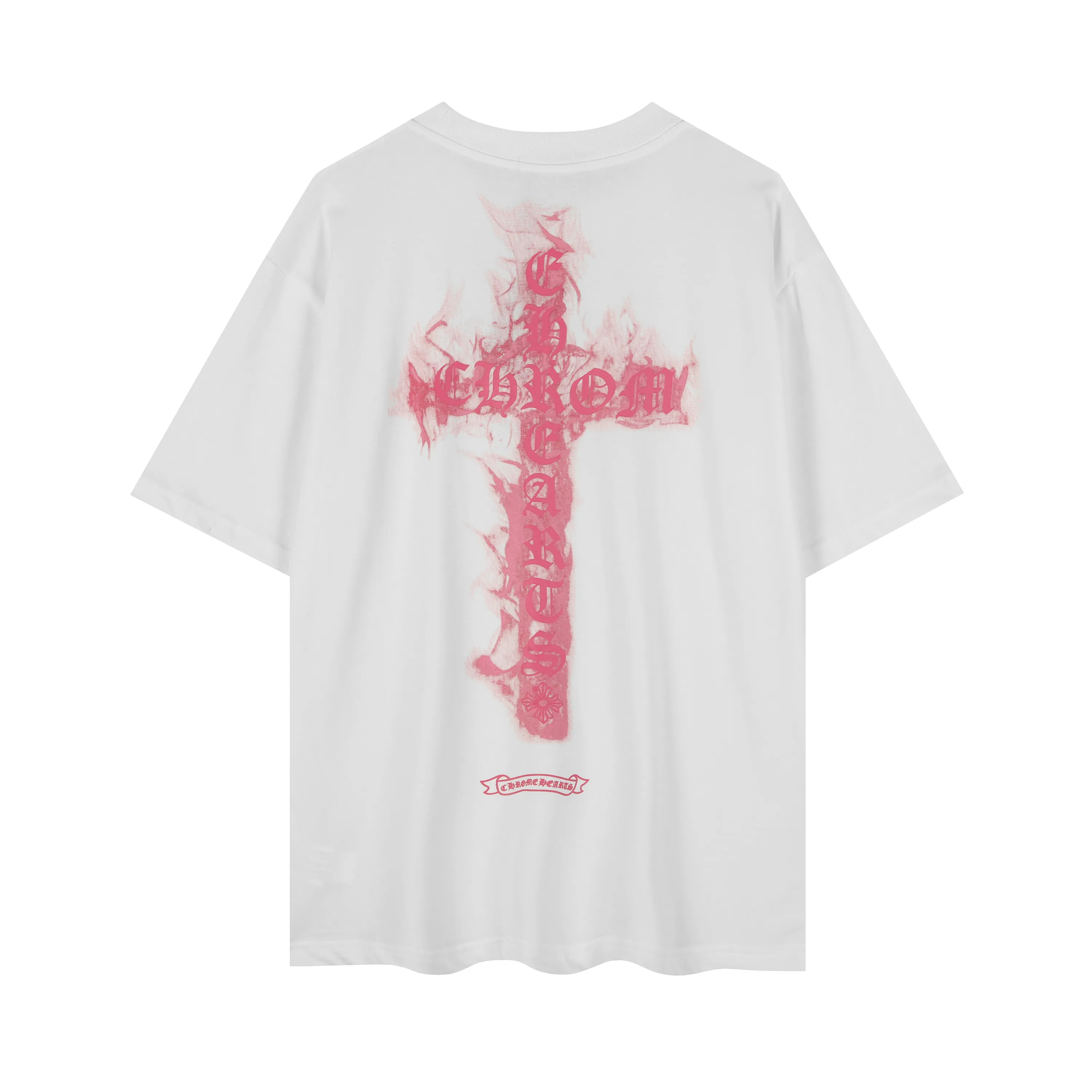 Pink Flame Cross Logo T-Shirt D10511610 — view 4