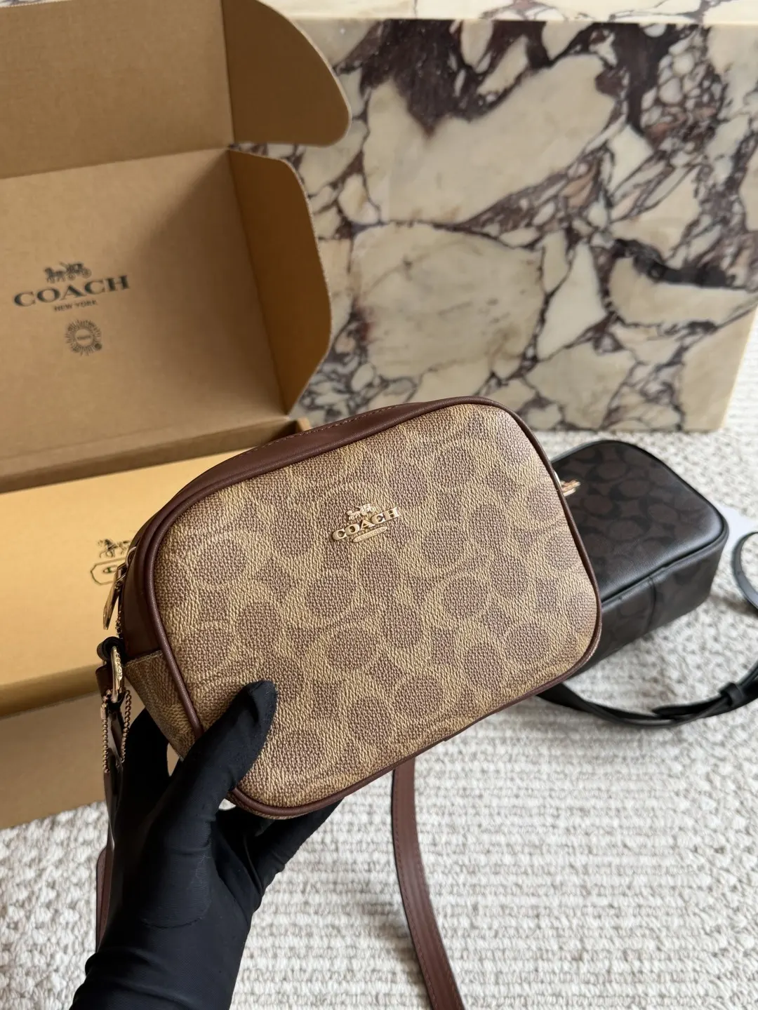 Signature Coated Canvas Camera Bag D27518463