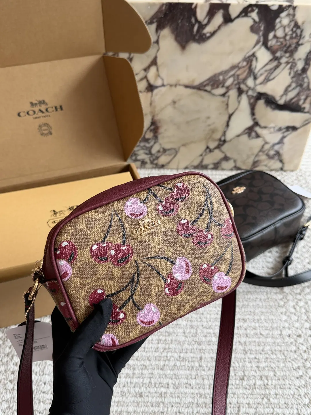 Signature Coated Canvas Camera Bag D27518463 — view 4