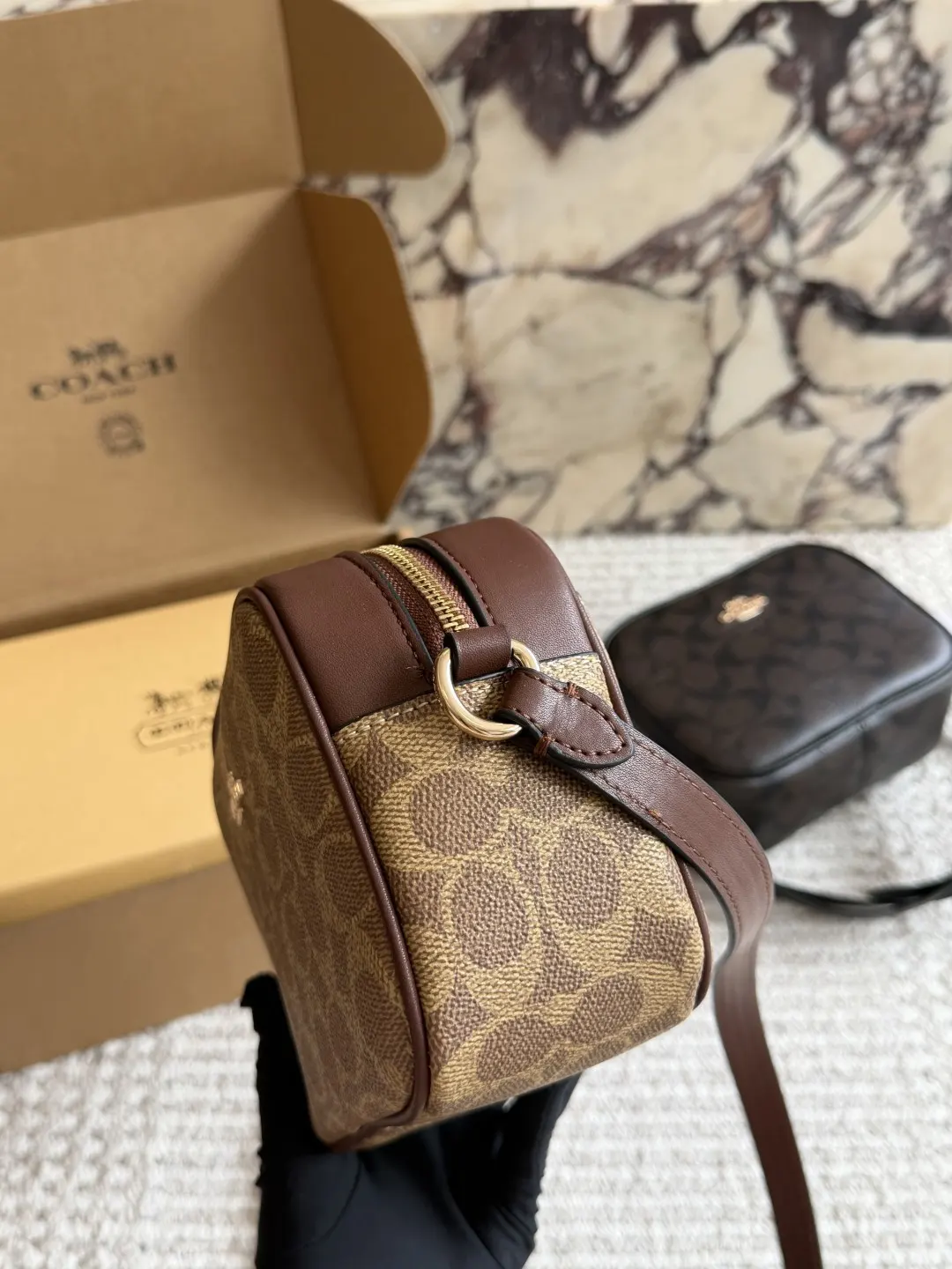 Monogram Coated Canvas Camera Bag D27518462 — view 3