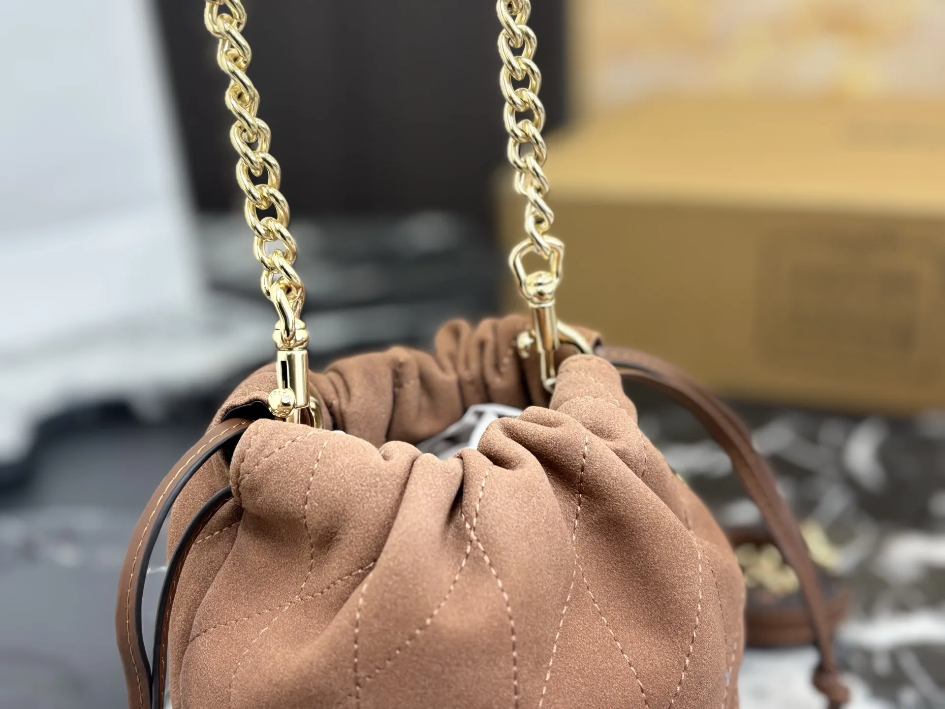 Coach Faye Mini Drawstring Bucket Bag D27518199 — view 4