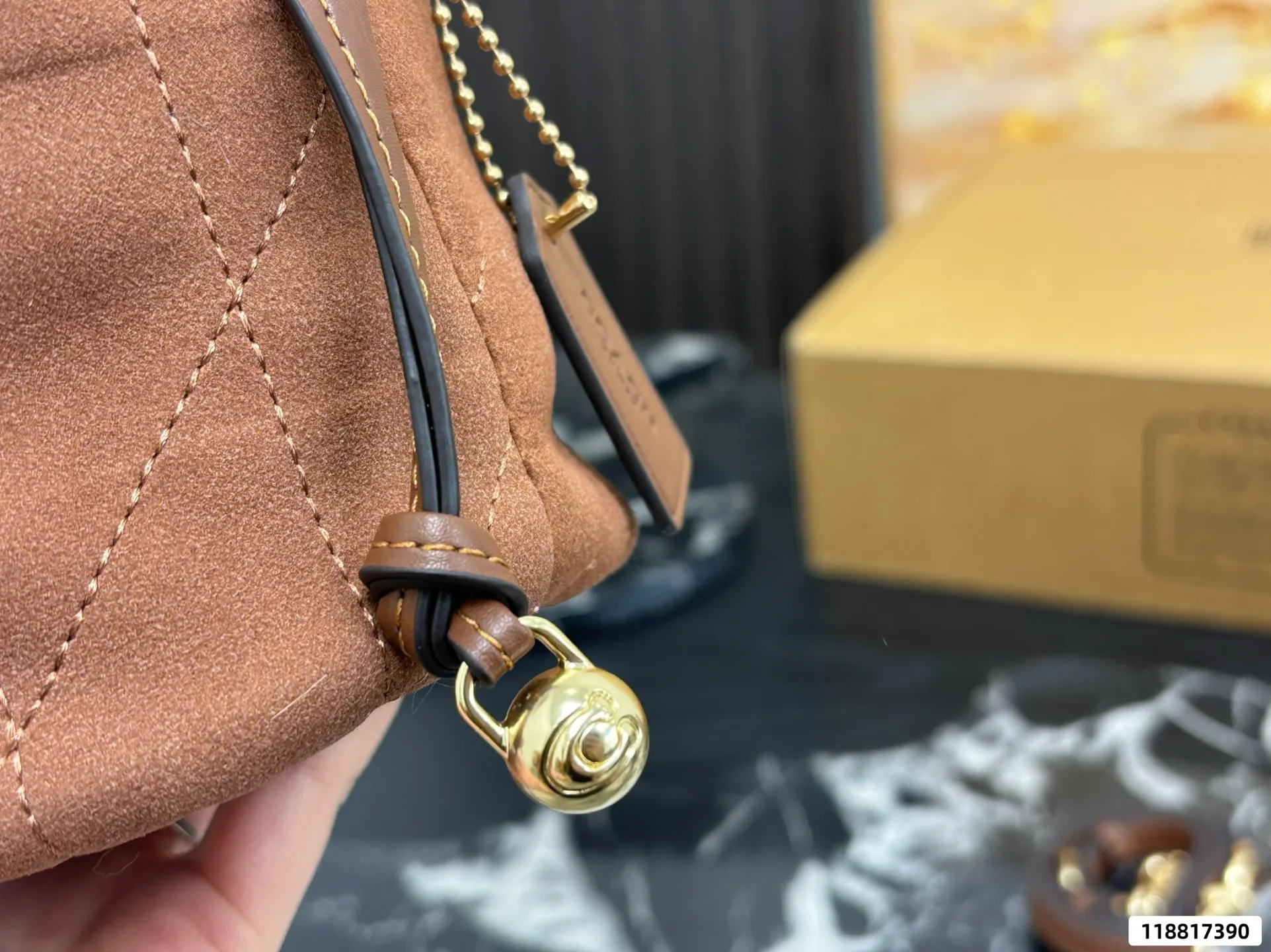 Coach Faye Mini Drawstring Bucket Bag D27518199 — view 8