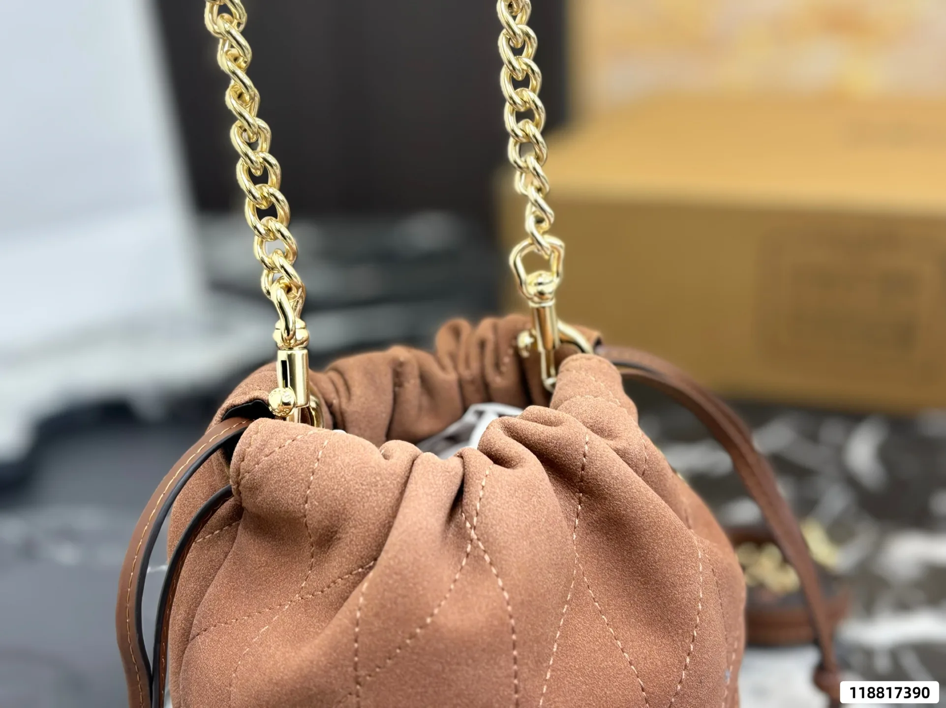 Coach Faye Mini Drawstring Bucket Bag D27518199 — view 9