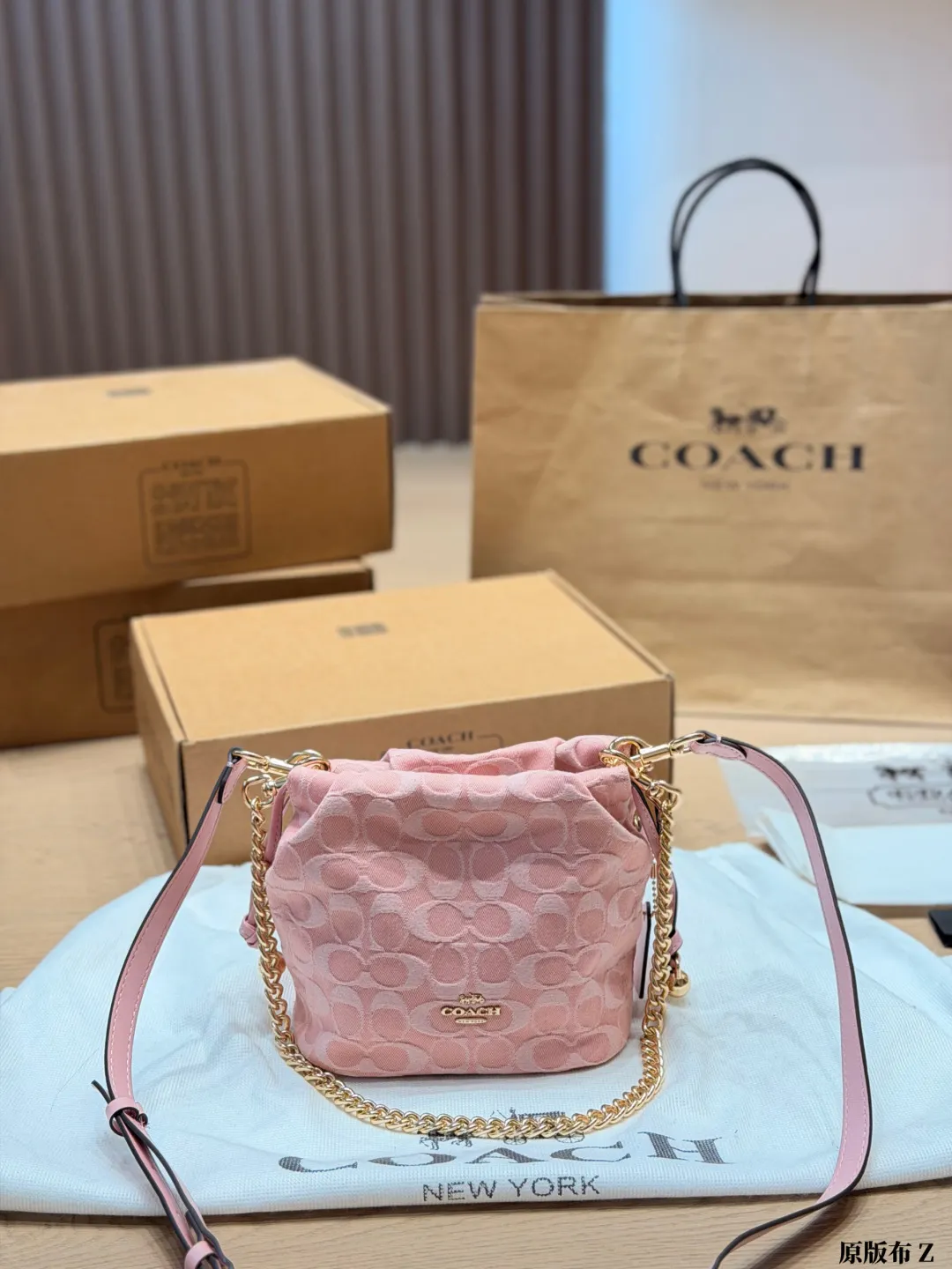 Faye Mini Drawstring Bucket Bag D27518200
