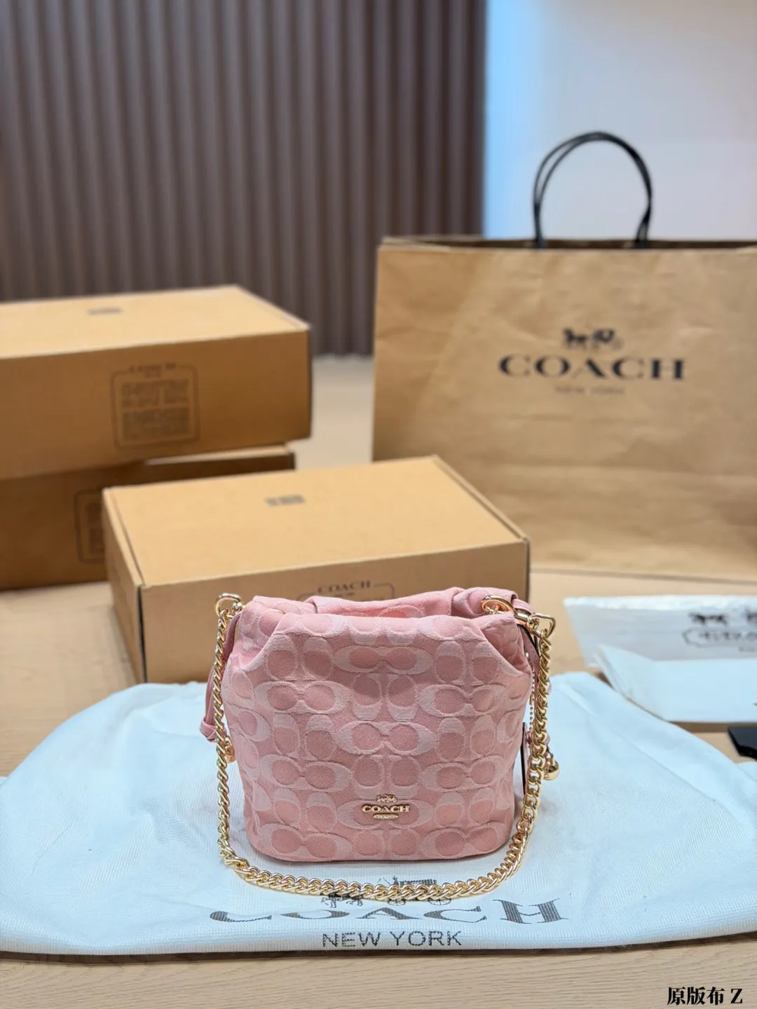 Faye Mini Drawstring Bucket Bag D27518200 — view 3
