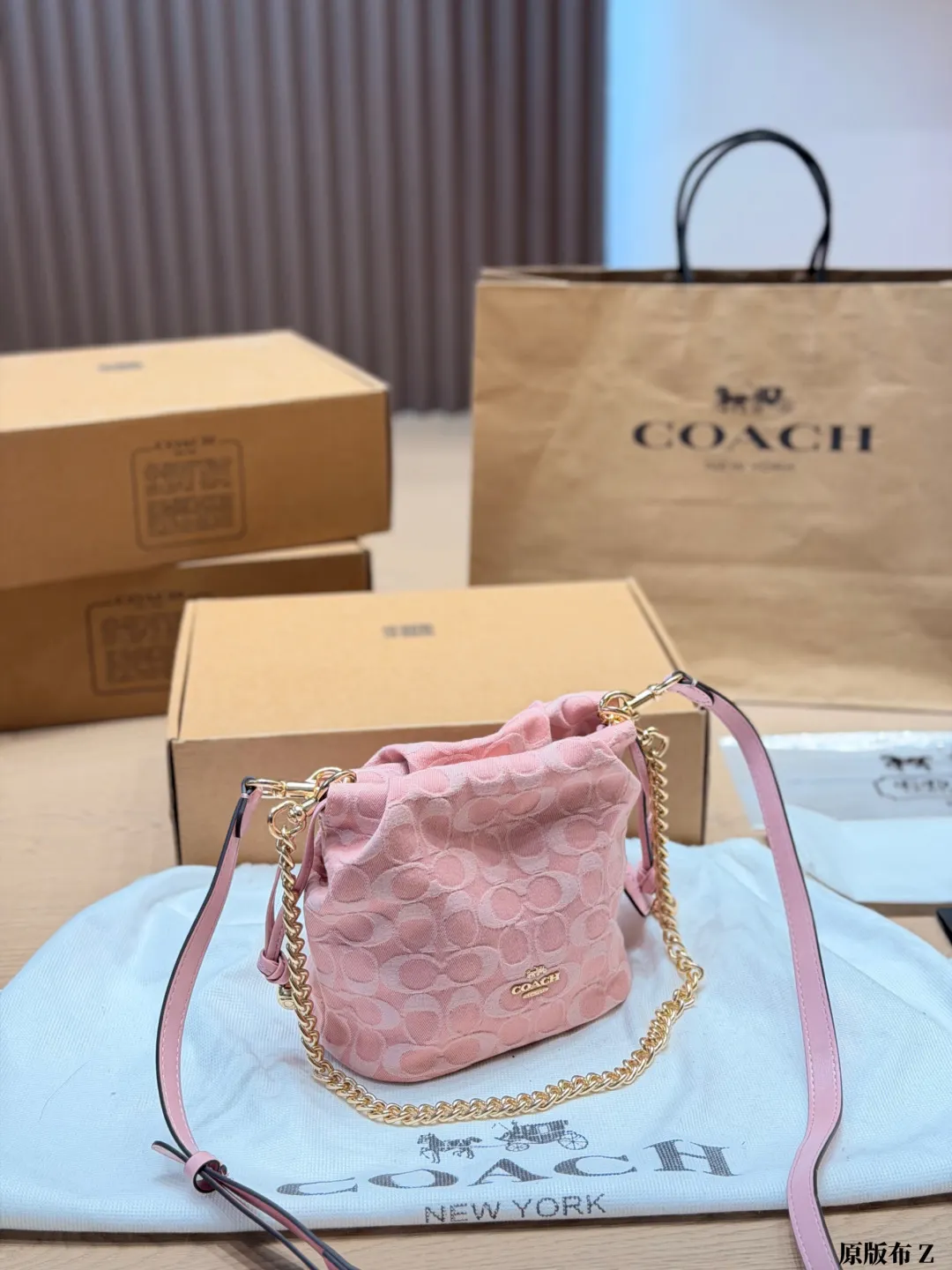 Faye Mini Drawstring Bucket Bag D27518200 — view 4