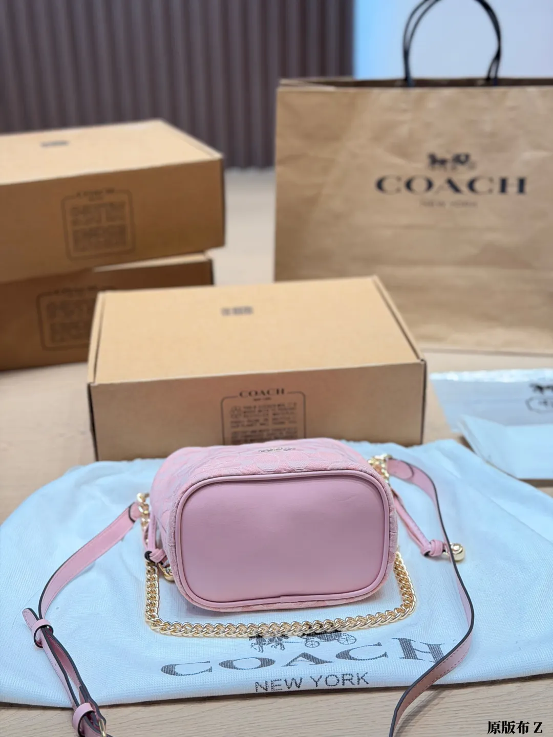 Faye Mini Drawstring Bucket Bag D27518200 — view 5