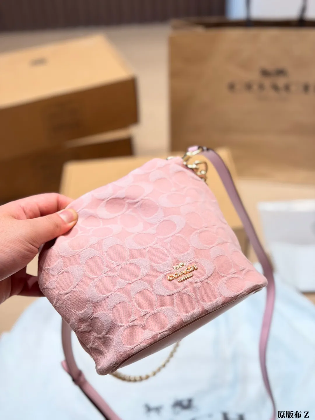 Faye Mini Drawstring Bucket Bag D27518200 — view 6