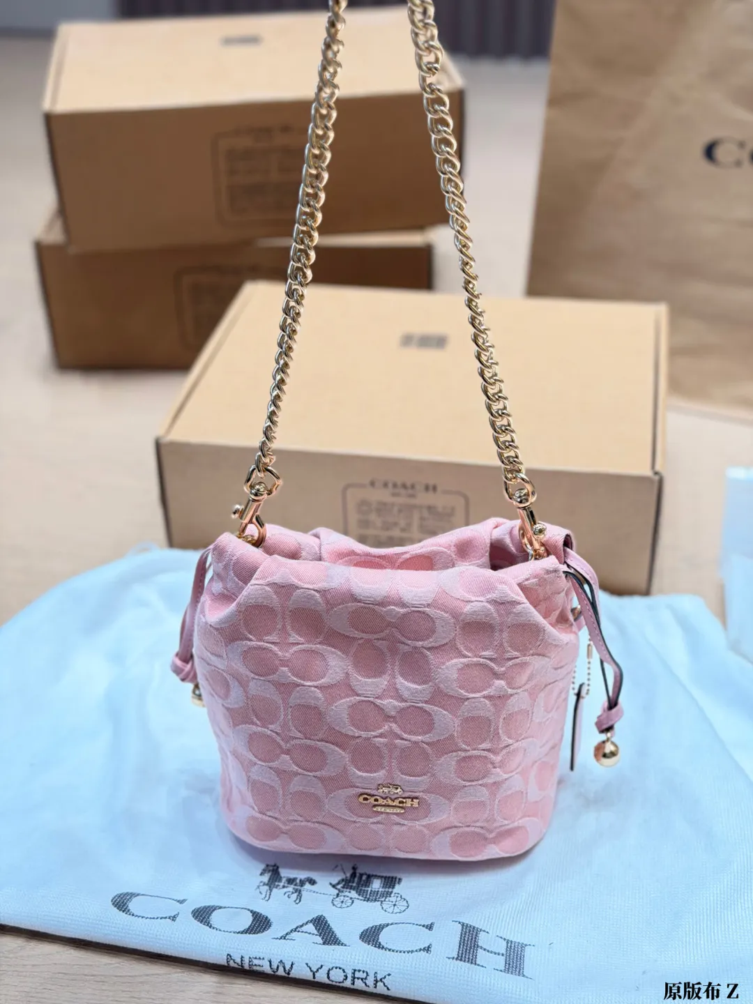 Faye Mini Drawstring Bucket Bag D27518200 — view 7