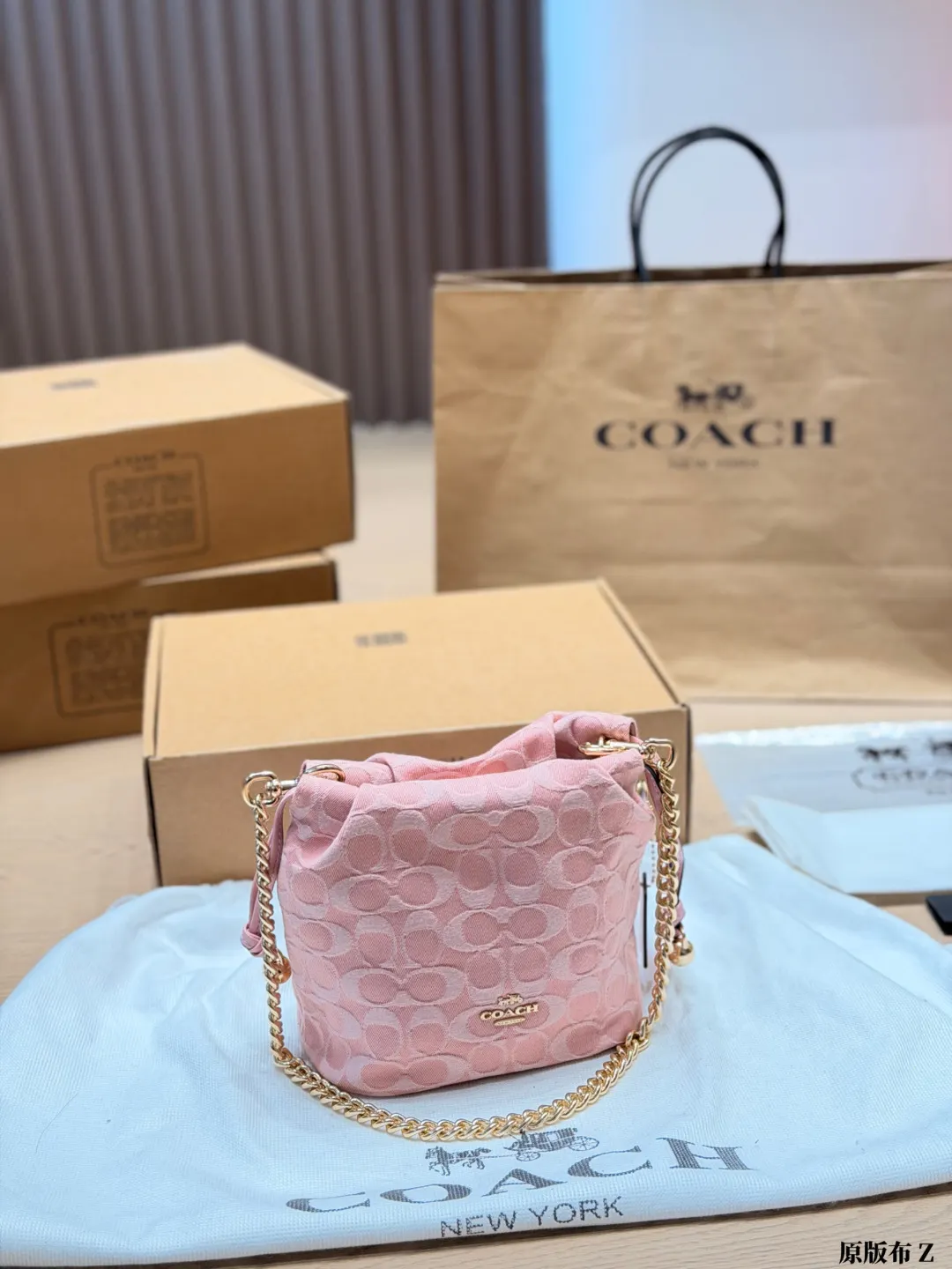 Faye Mini Drawstring Bucket Bag D27518200 — view 8