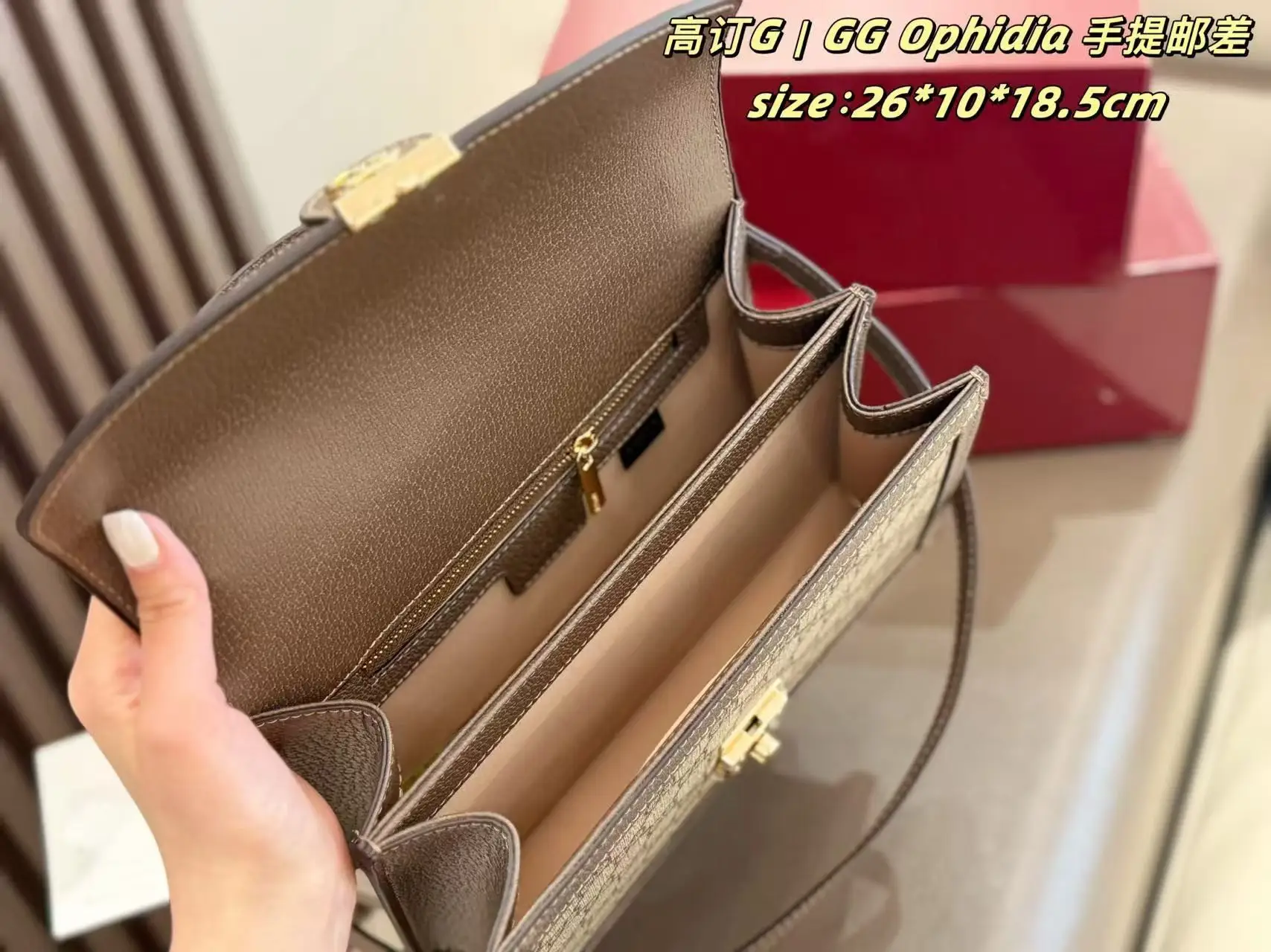 Ophidia GG Supreme Top-Handle Bag D28518127 — view 9