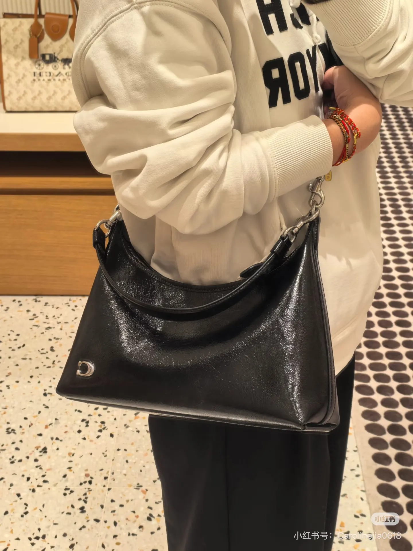 Signature Monogram Shoulder Bag D33517942 — view 8
