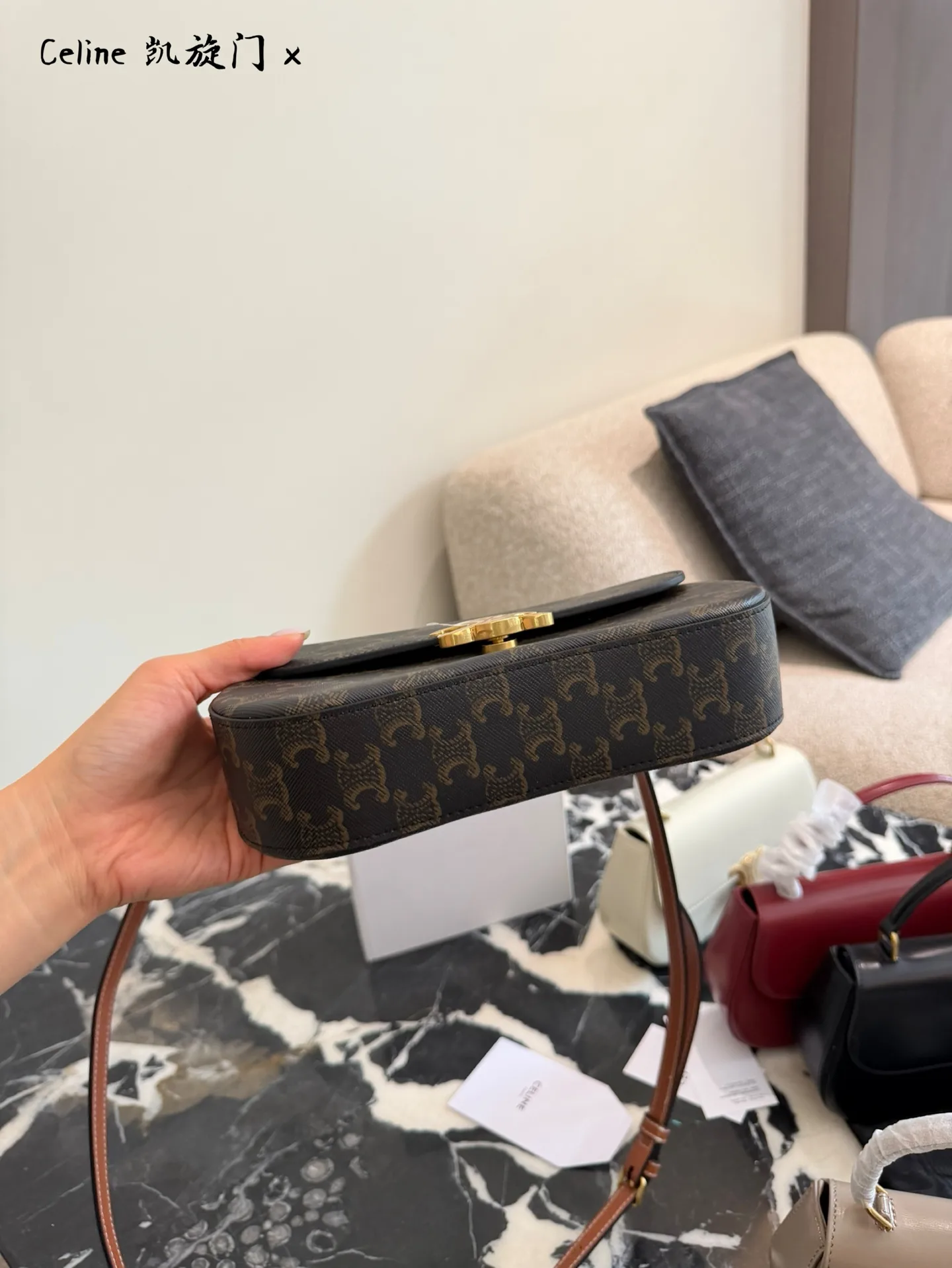 Teen Lola Triomphe Monogram Top-Handle Bag D30018499 — view 3