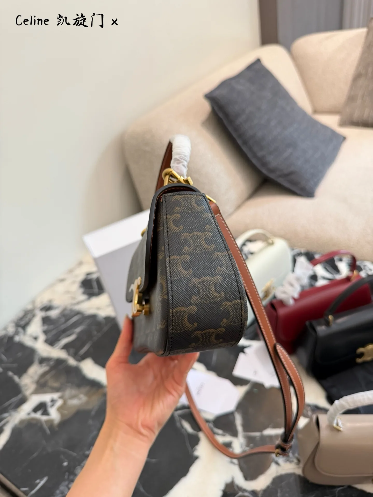 Teen Lola Triomphe Monogram Top-Handle Bag D30018499 — view 4