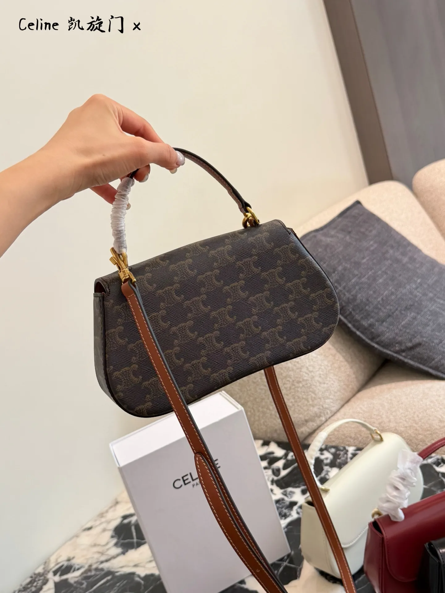 Teen Lola Triomphe Monogram Top-Handle Bag D30018499 — view 8