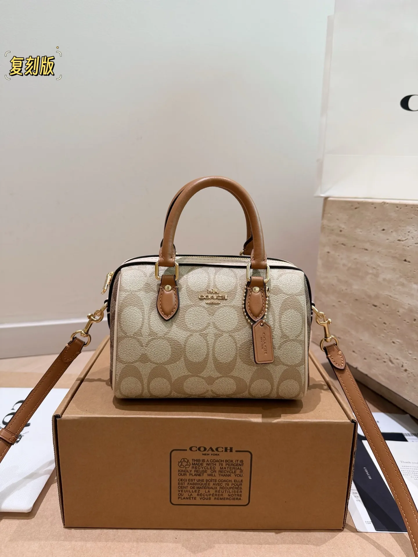 Coach Rowan Mini Boston Bag D30018377 — view 2
