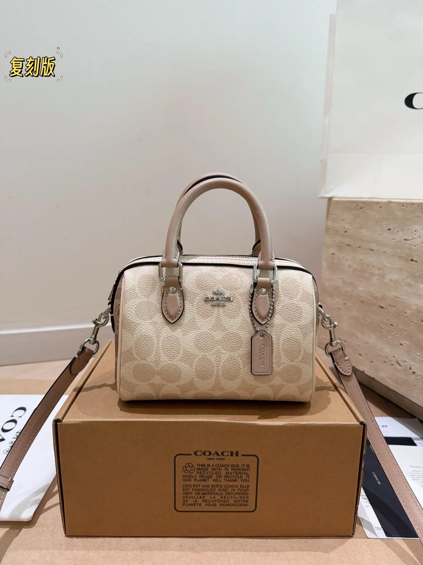 Coach Rowan Mini Boston Bag D30018377 — view 4