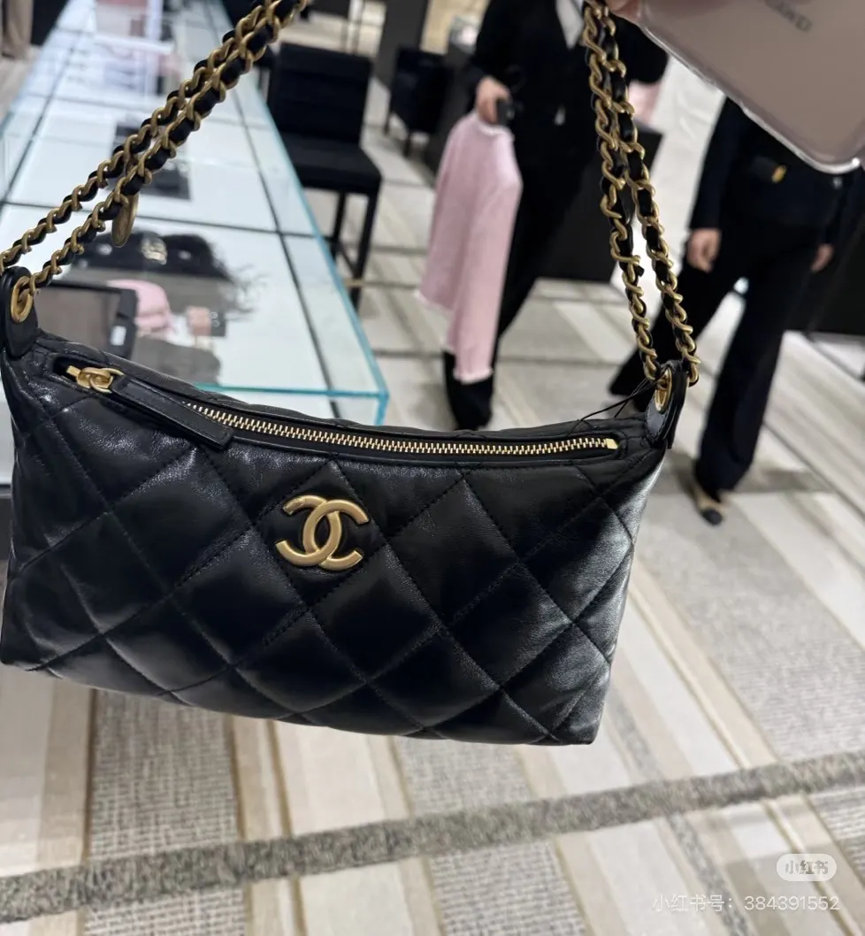 Quilted Hobo Chain Bag D30018021 — view 5