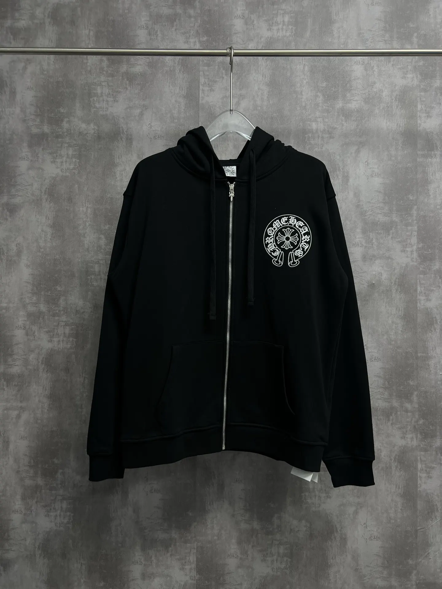 Logo Embroidery Zip-Up Hoodie D23521447