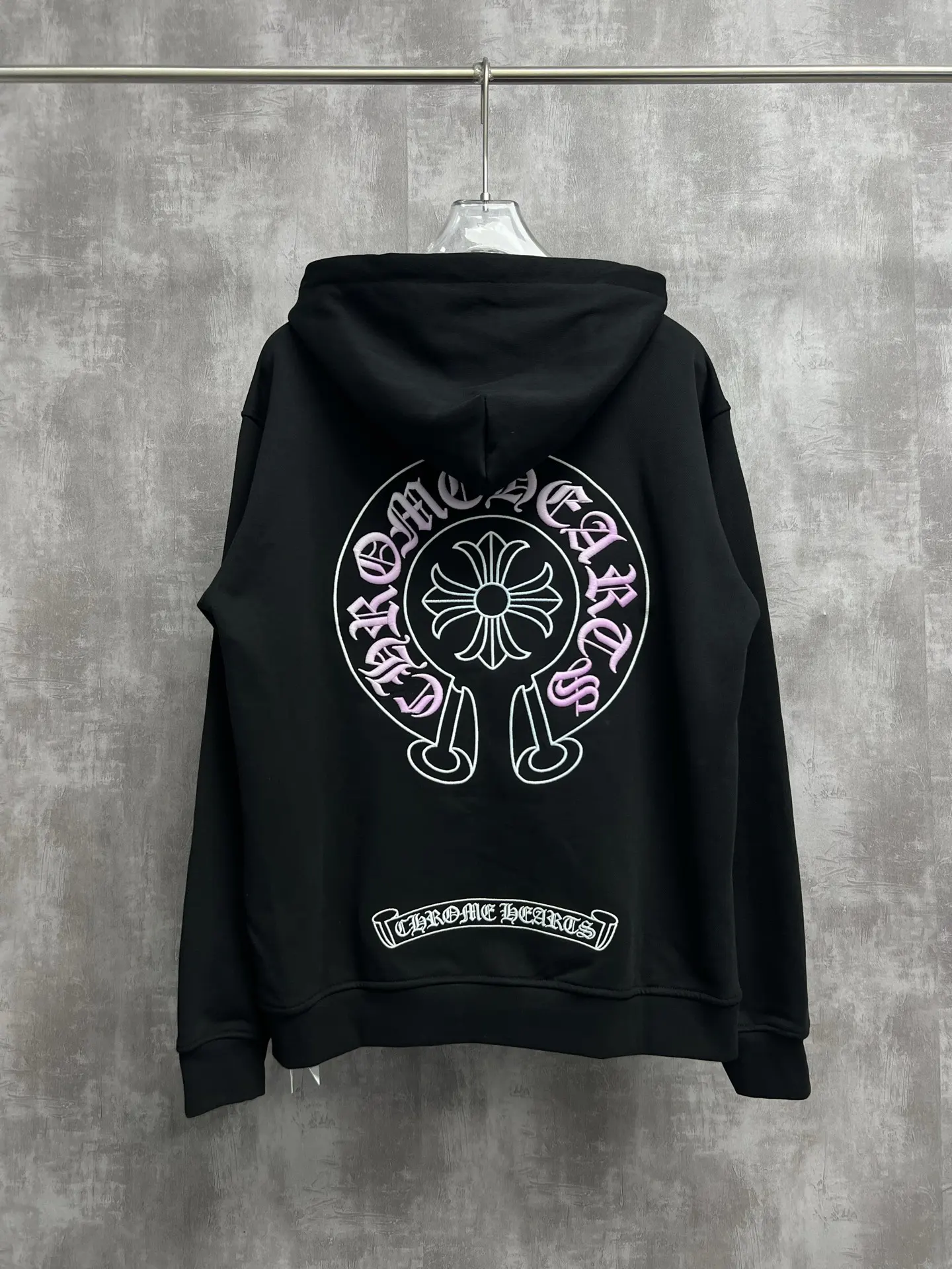 Logo Embroidery Zip-Up Hoodie D23521447 — view 3