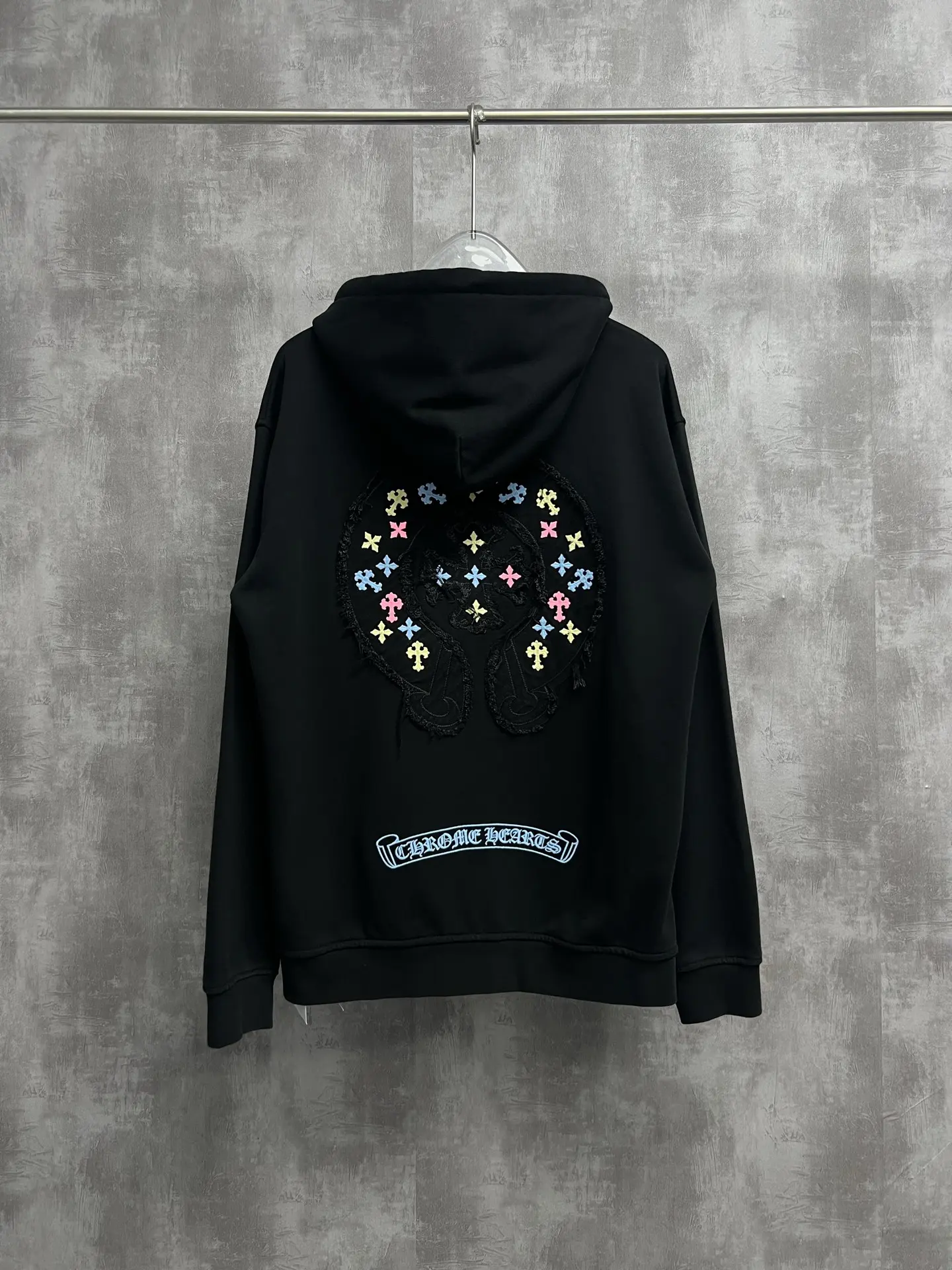 Chrome Hearts Multi-Color Cross Zip-Up Hoodie D23021449 — view 2