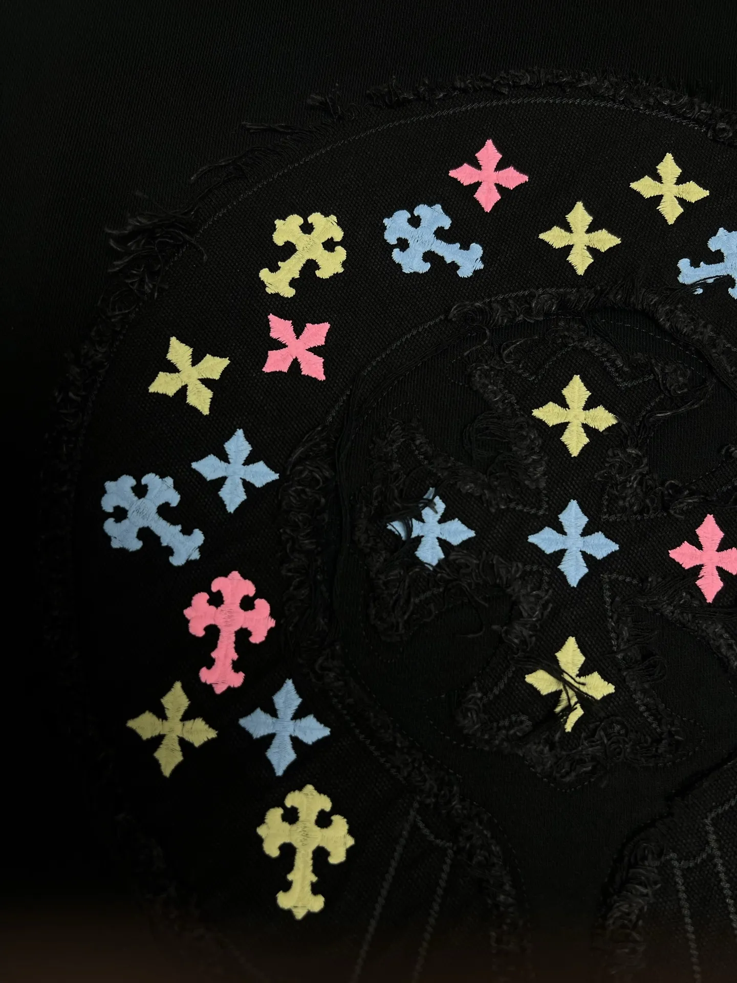 Chrome Hearts Multi-Color Cross Zip-Up Hoodie D23021449 — view 4