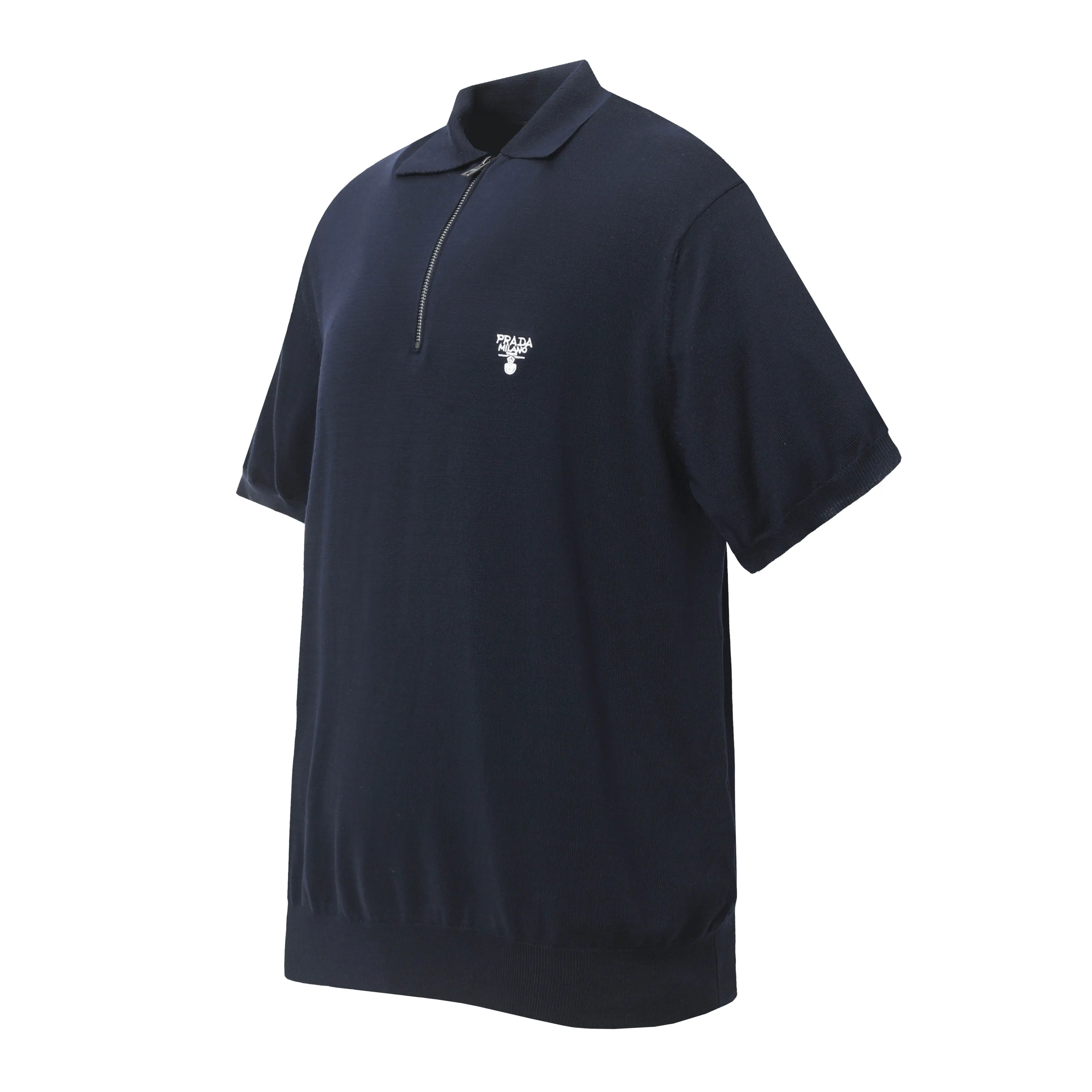 Logo-Embroidered Cashmere-Blend Knit Polo Shirt D10013718