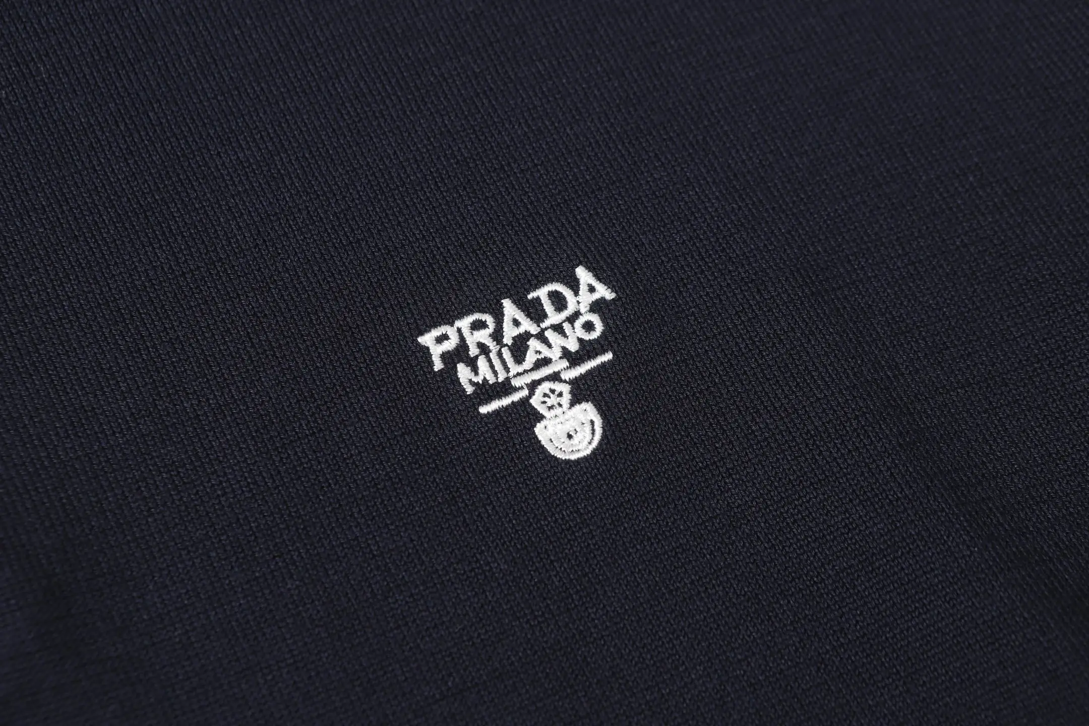 Logo-Embroidered Cashmere-Blend Knit Polo Shirt D10013718 — view 4