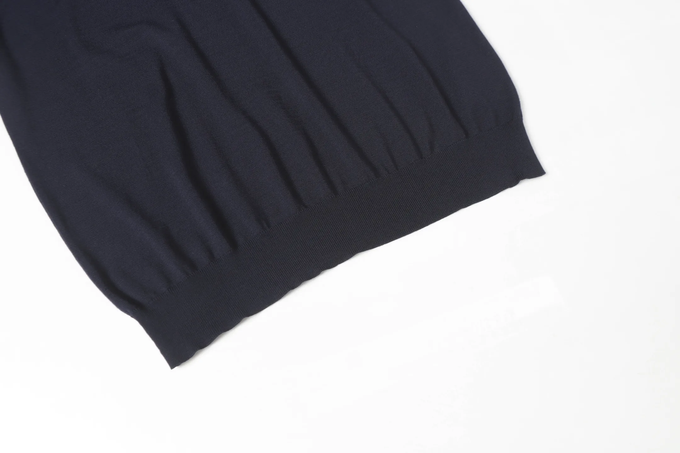 Logo-Embroidered Cashmere-Blend Knit Polo Shirt D10013718 — view 8