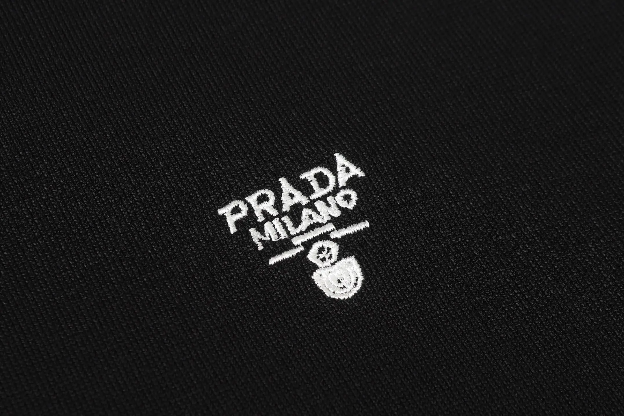 Logo-Embroidered Cashmere-Blend Knit Polo Shirt D10013719 — view 4