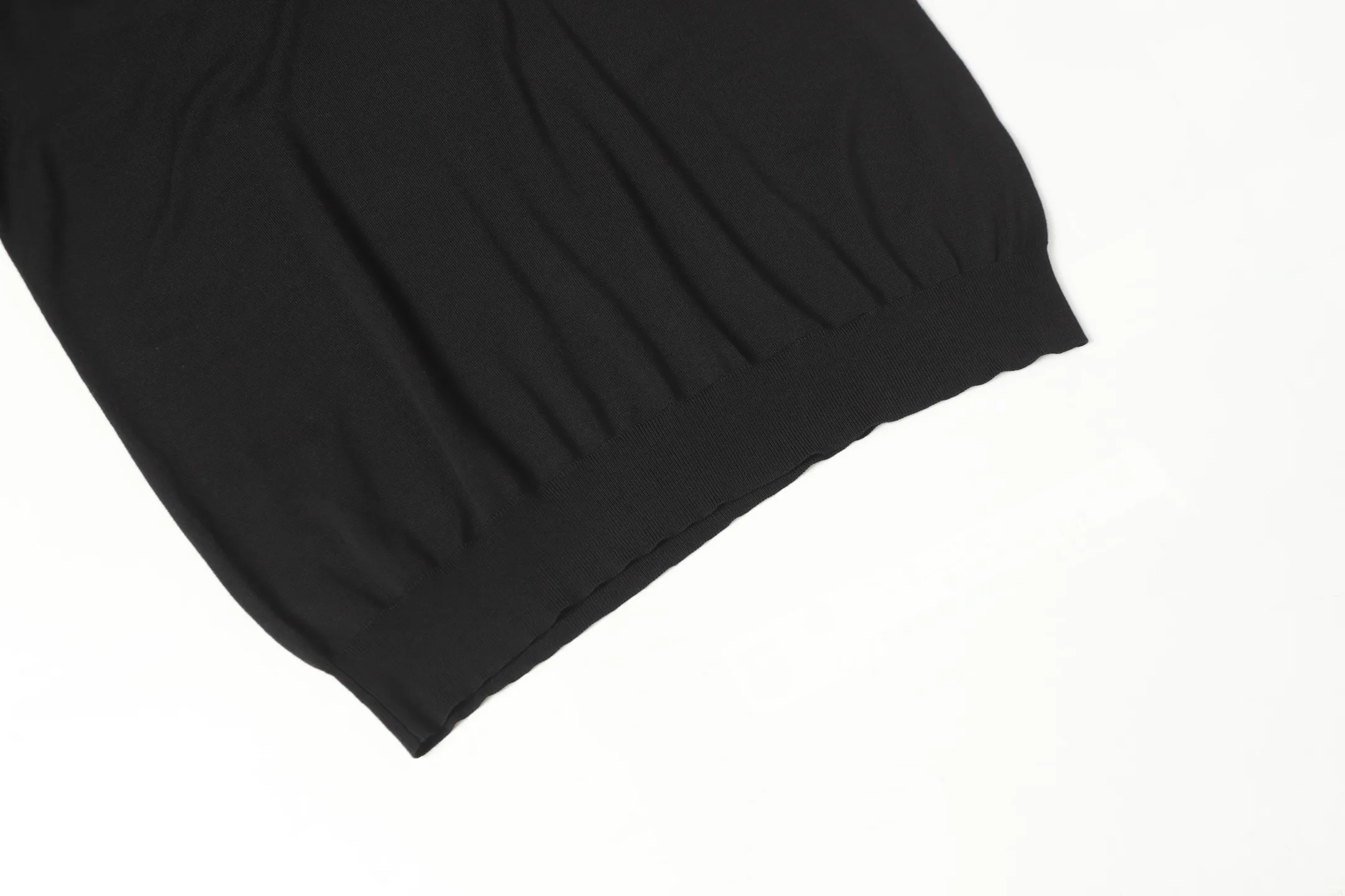 Logo-Embroidered Cashmere-Blend Knit Polo Shirt D10013719 — view 7