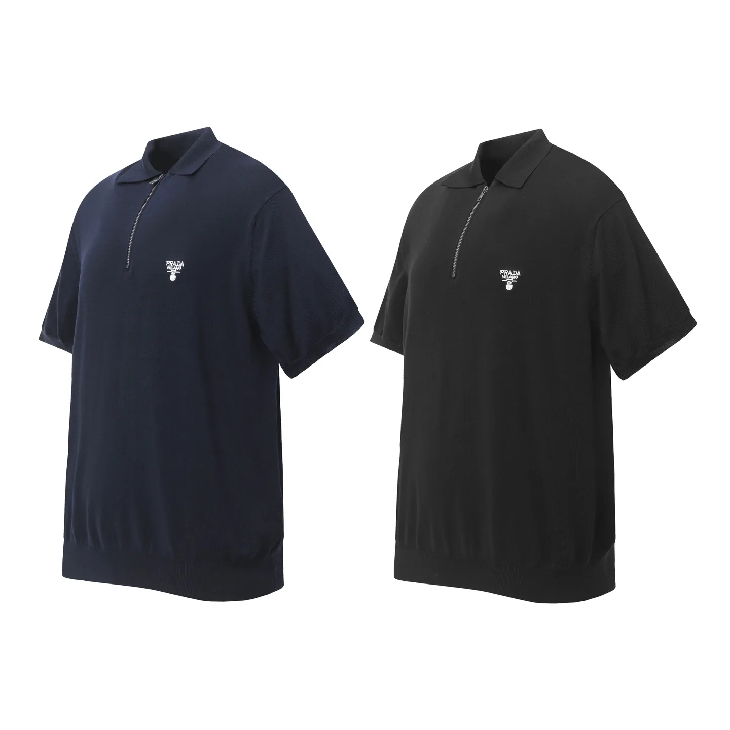 Logo-Embroidered Cashmere-Blend Knit Polo Shirt D10013720