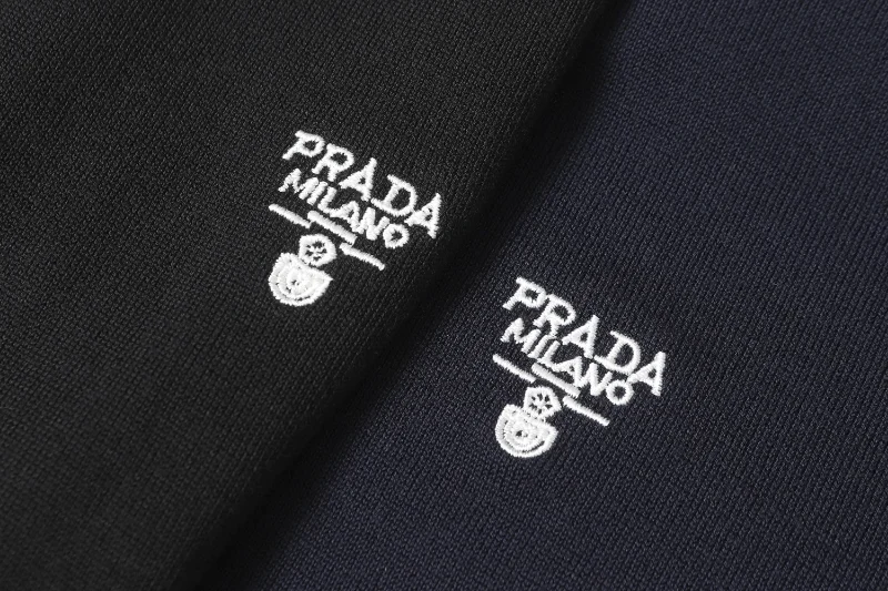 Logo-Embroidered Cashmere-Blend Knit Polo Shirt D10013720 — view 6