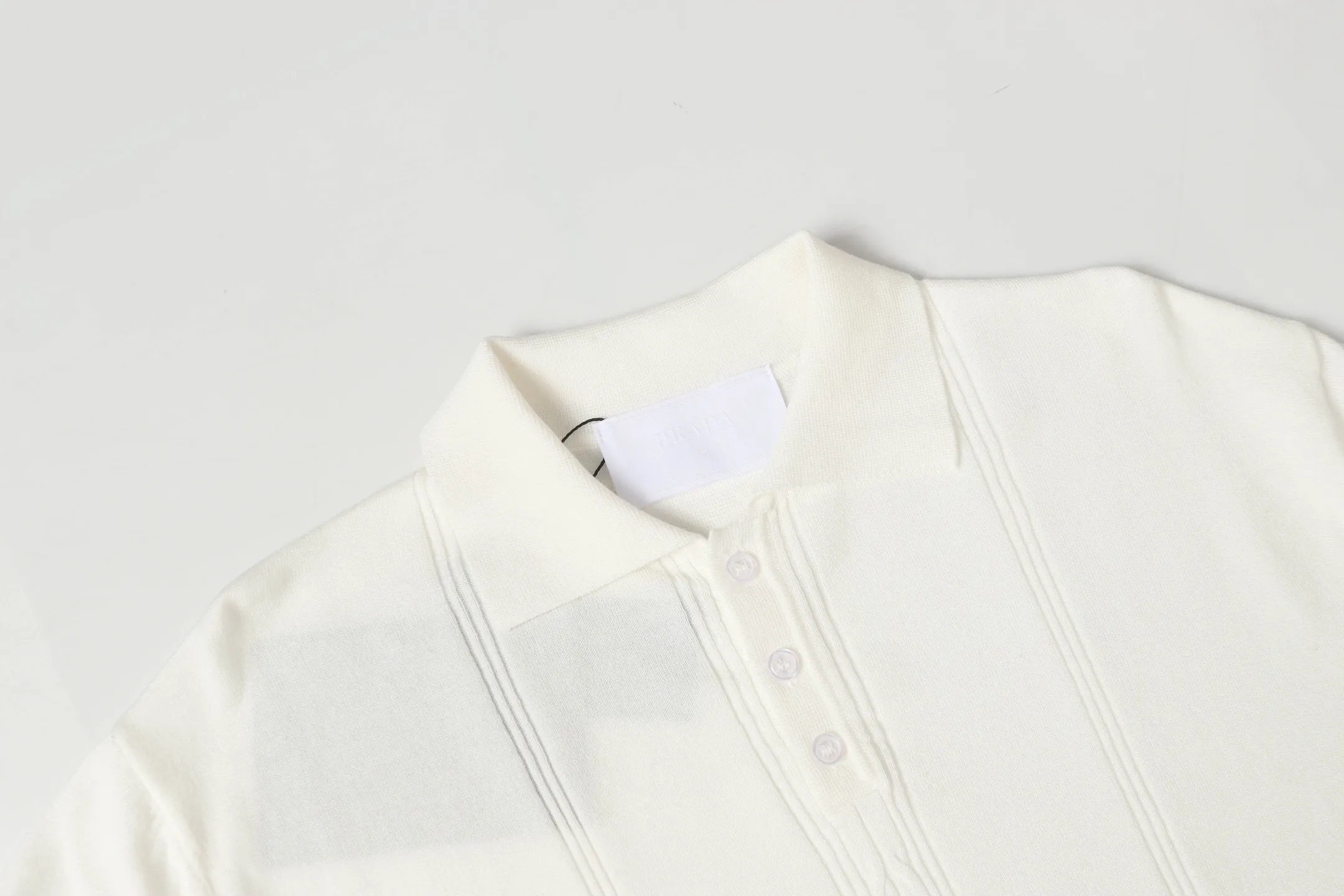 Cashmere-Blend Knit Polo Shirt D10013716 — view 3