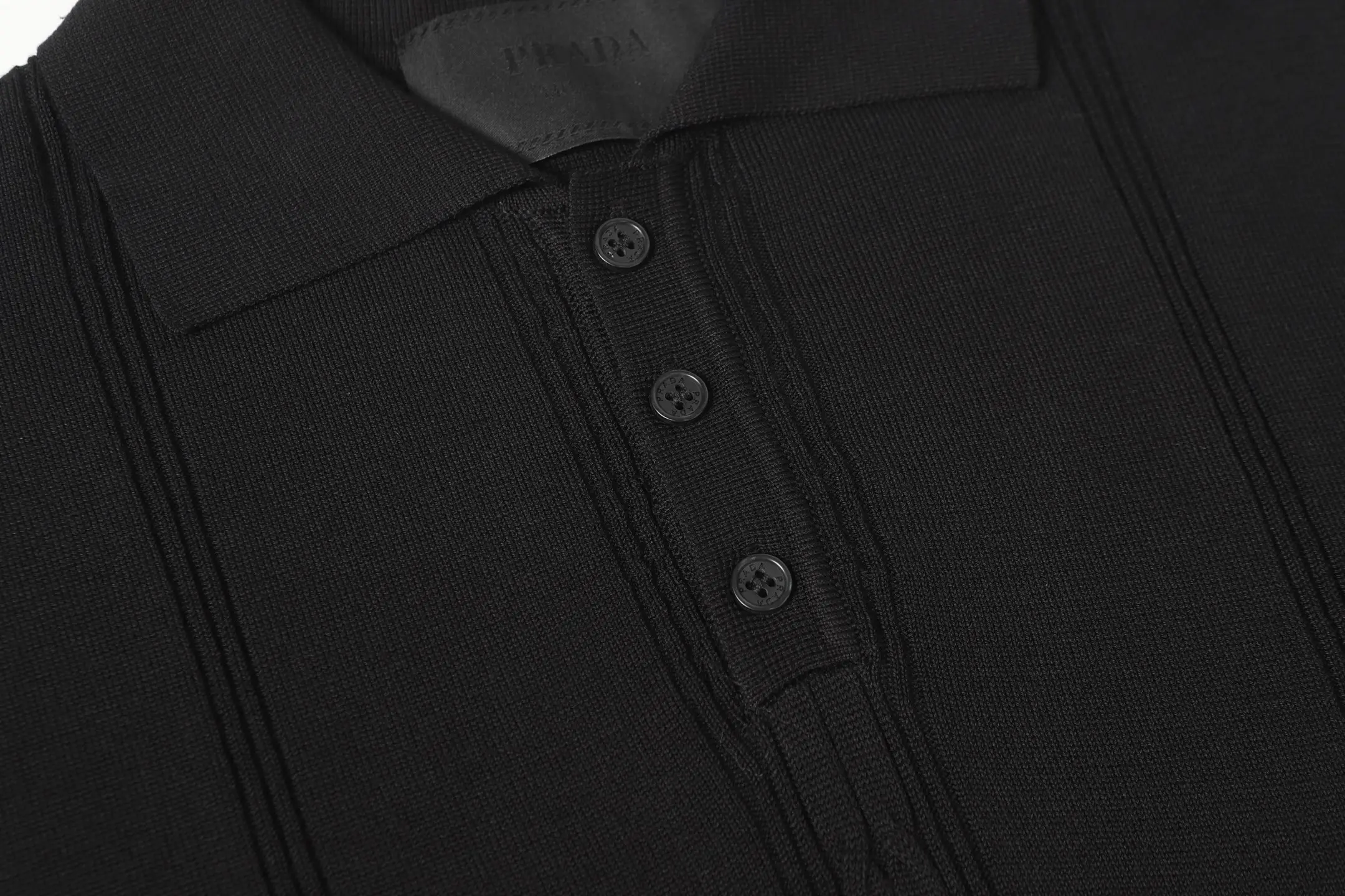 Cashmere-Blend Knit Polo Shirt D10013715 — view 3